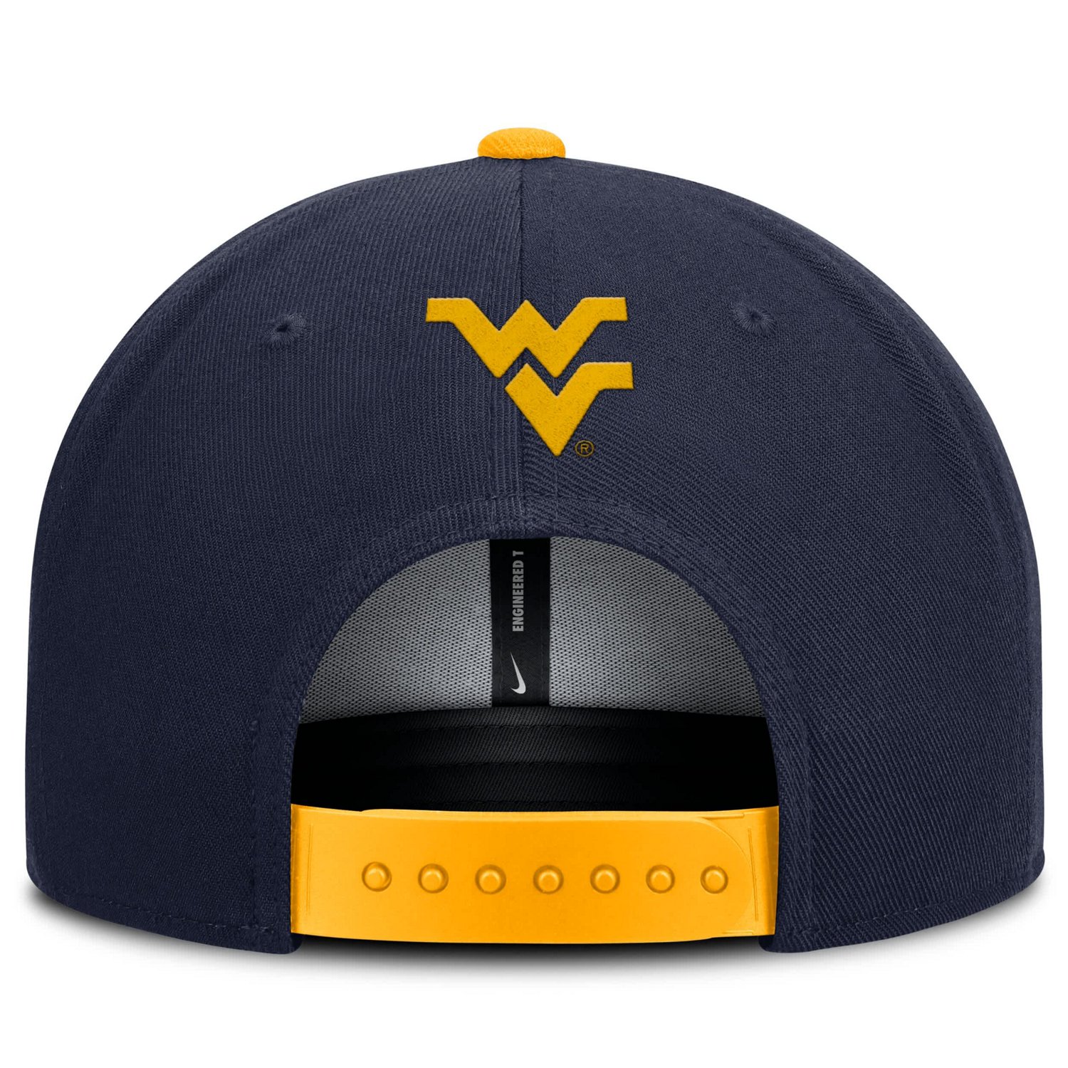Nike Gold West Virginia Mountaineers 2025 On-Field Patch Pro Dri-FIT Snapback Hat - view number 4