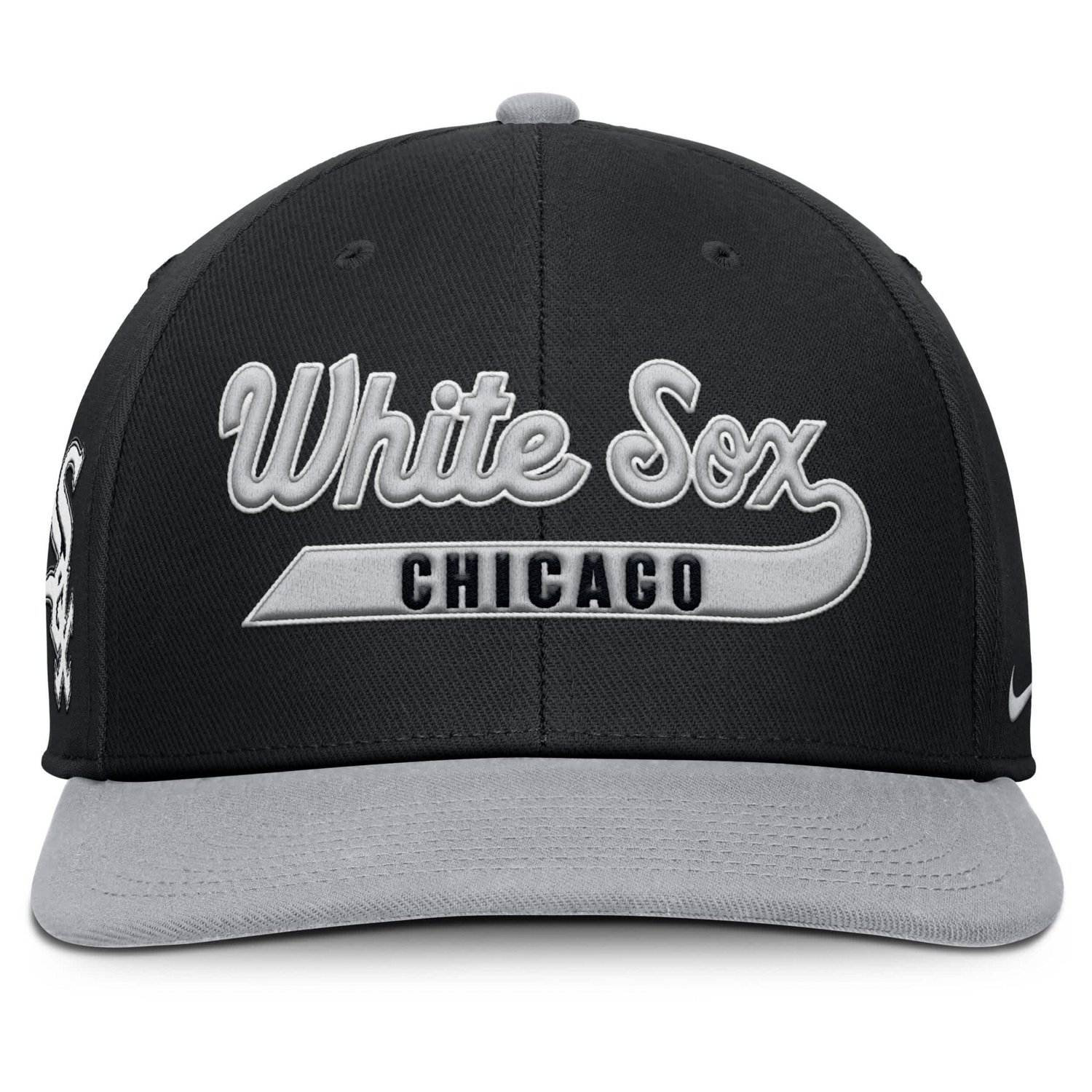 Nike Gray Chicago White Sox Pro Performance Snapback Hat - view number 2