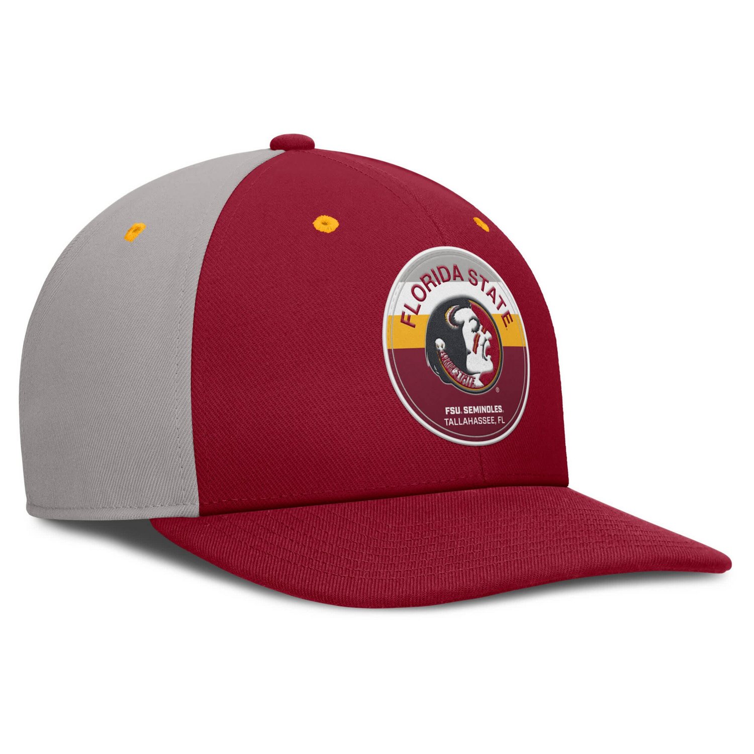 Nike Gray Florida State Seminoles Prep Pro Performance Snapback Hat - view number 3