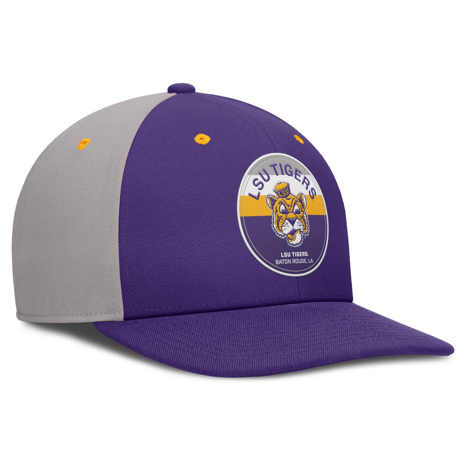 Nike Gray LSU Tigers Prep Pro Performance Snapback Hat - view number 3