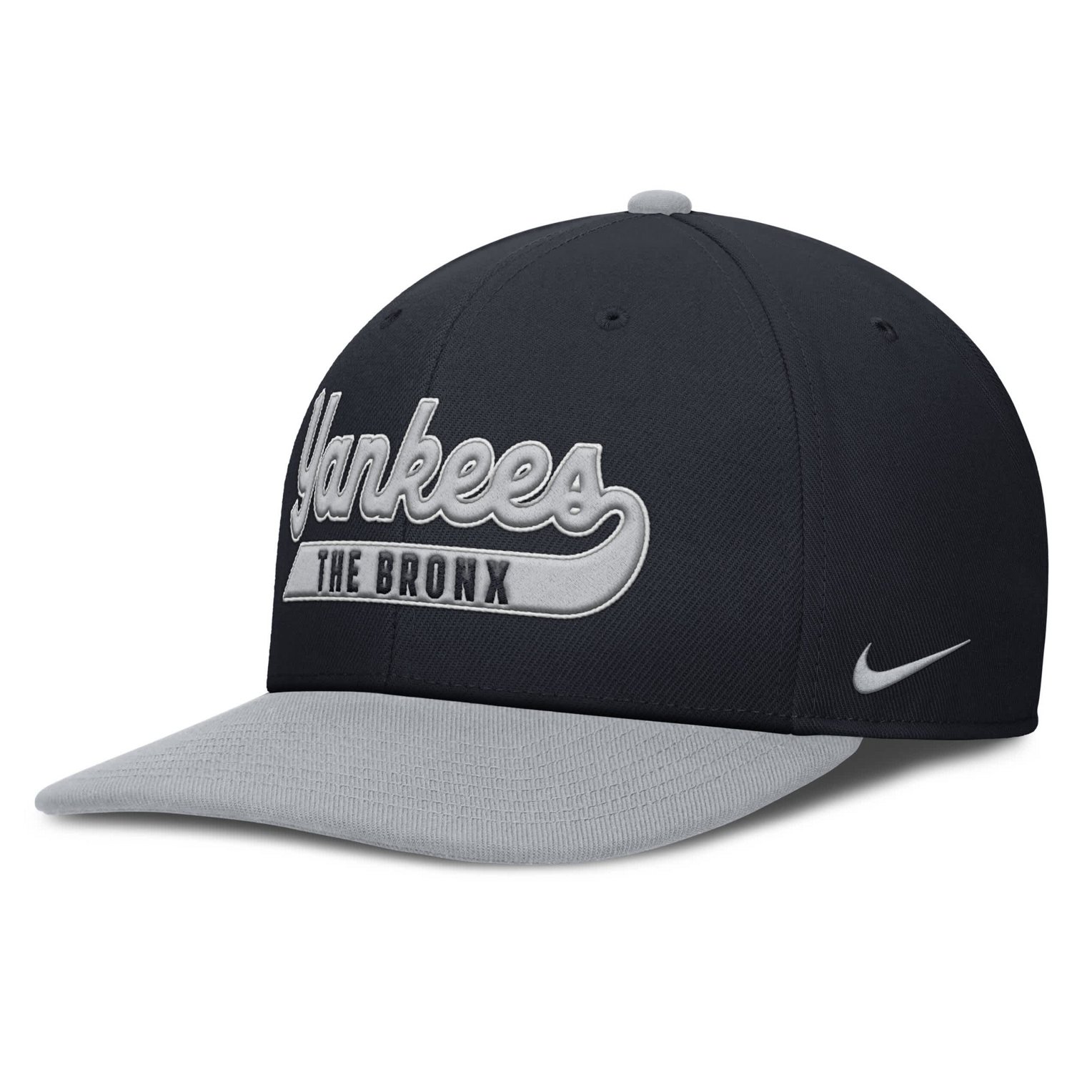 Nike Gray New York Yankees Pro Performance Snapback Hat - view number 3