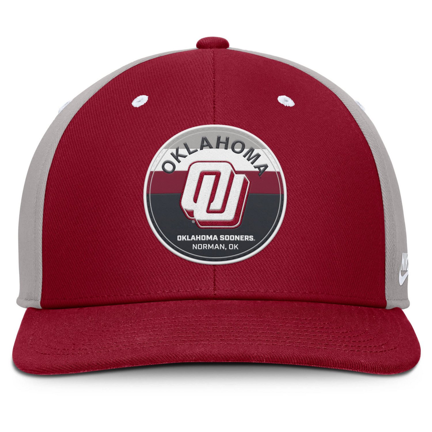 Nike Gray Oklahoma Sooners Prep Pro Performance Snapback Hat