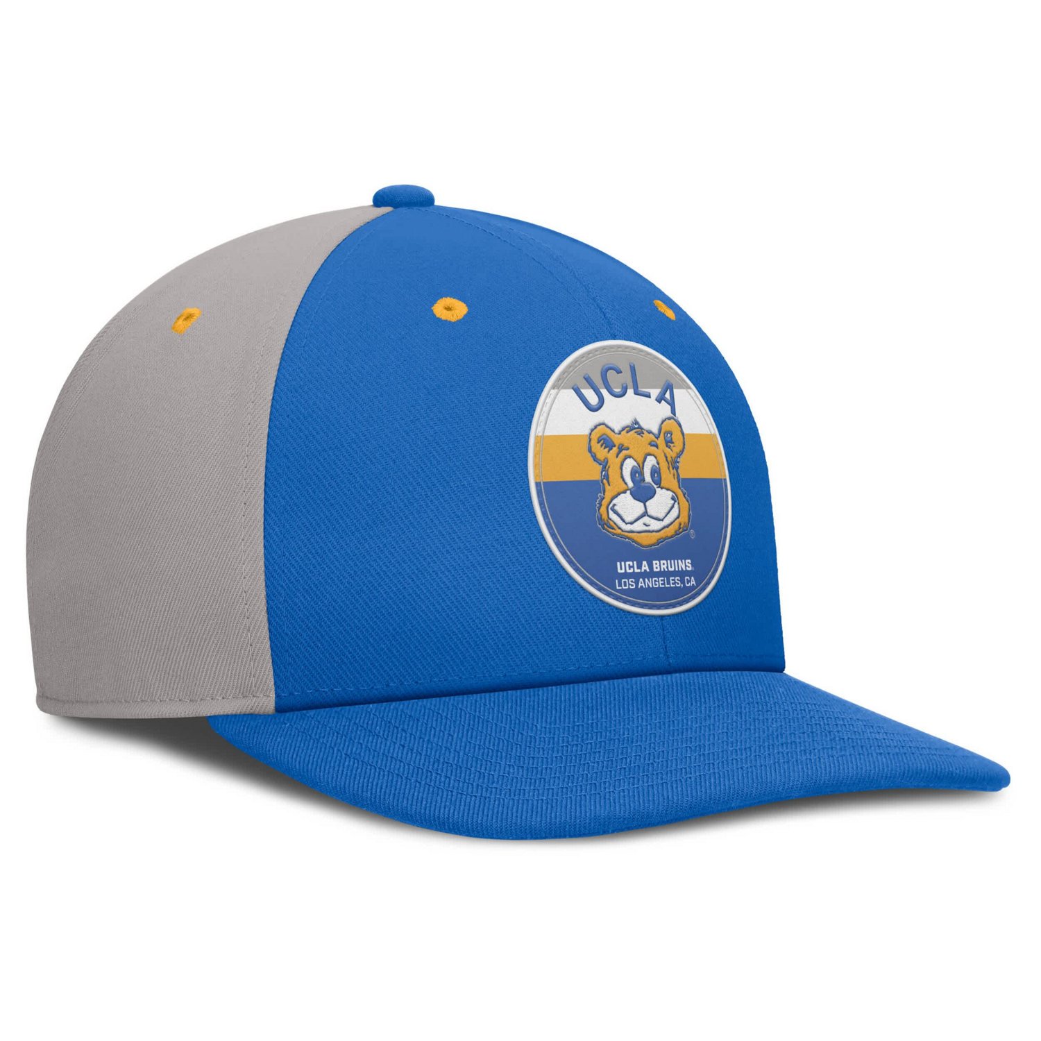 Nike Gray UCLA Bruins Prep Pro Performance Snapback Hat - view number 3