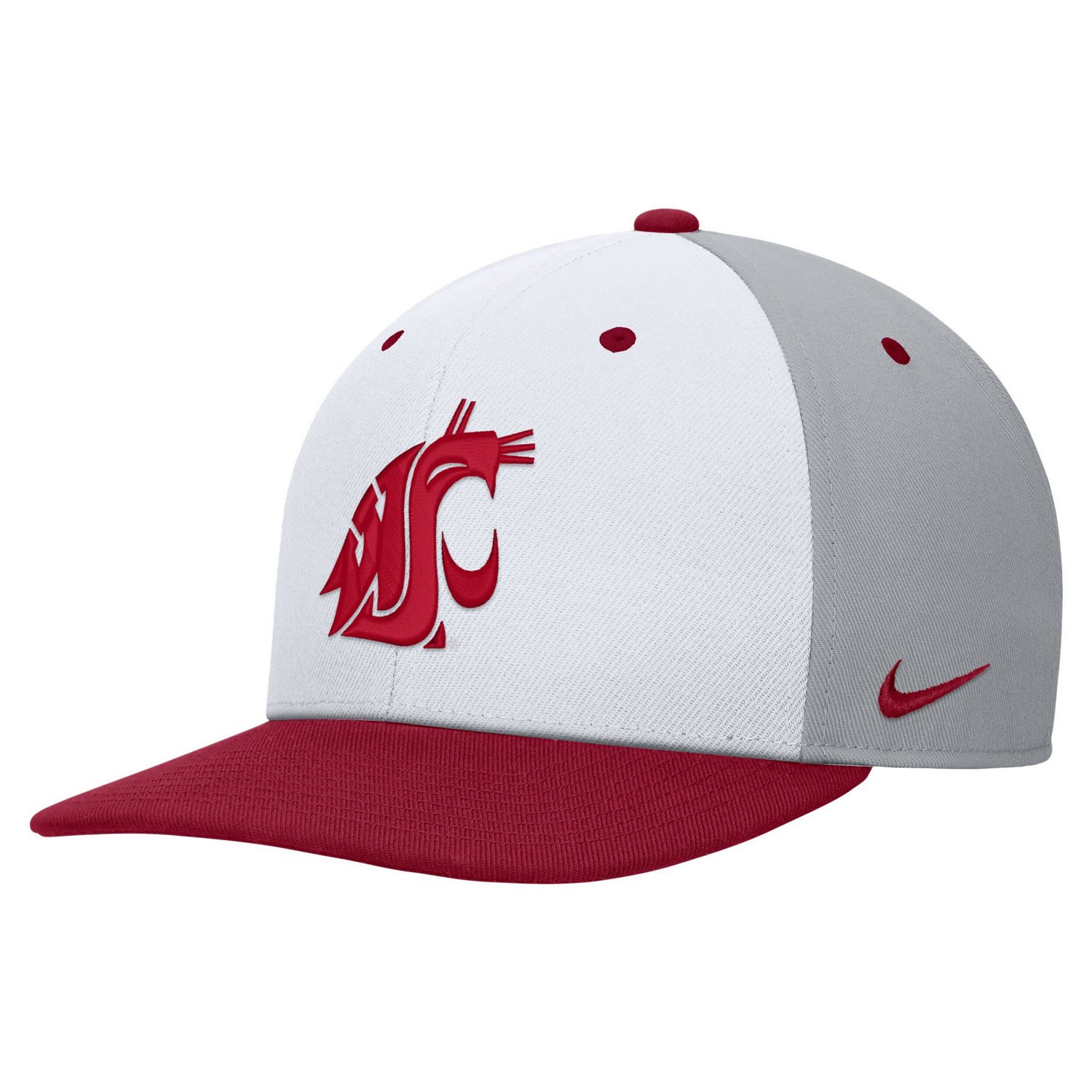 Nike Gray Washington State Cougars Pro Performance Snapback Hat - view number 2