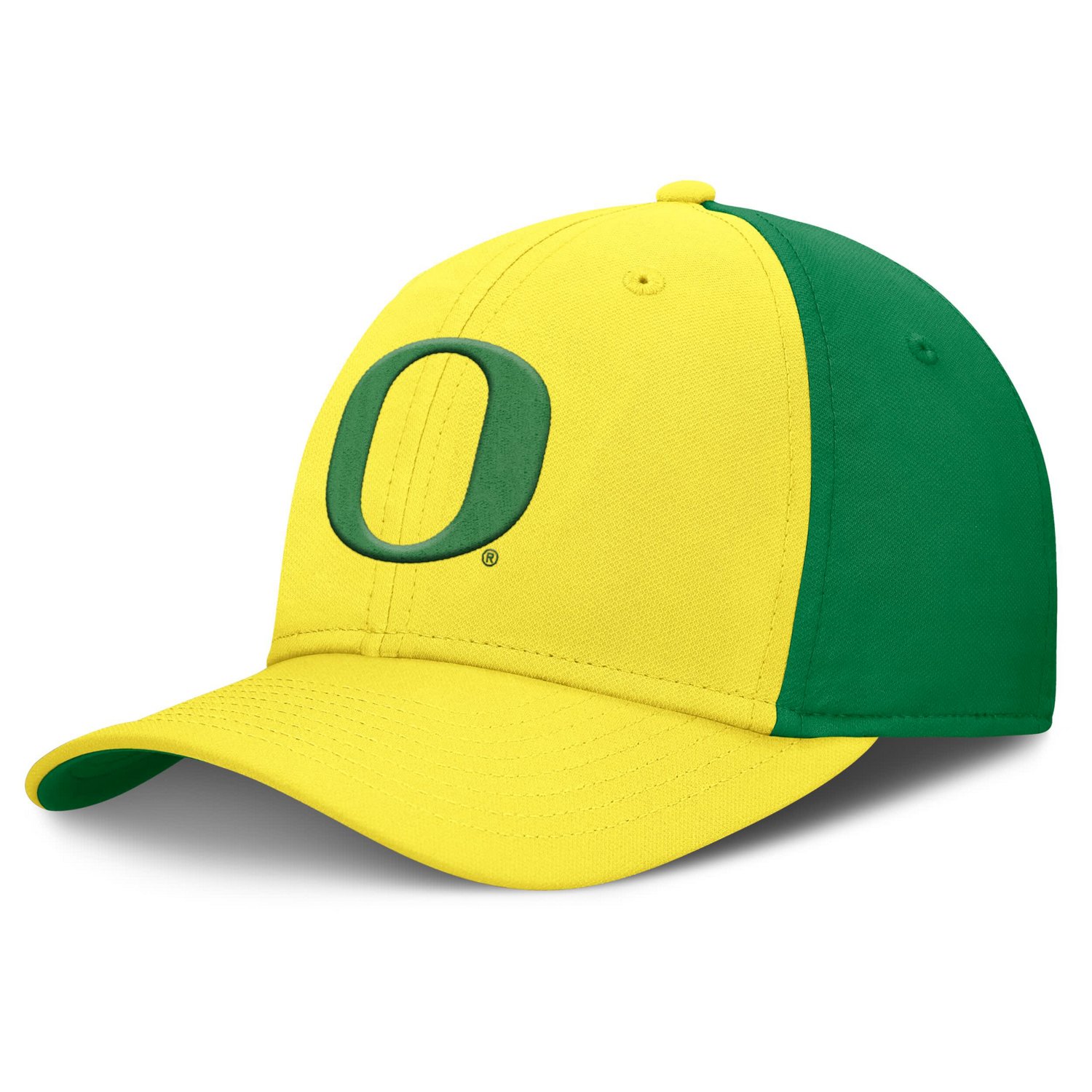 Nike Green Oregon Ducks 2025 Sideline Rise Local Performance Flex Hat