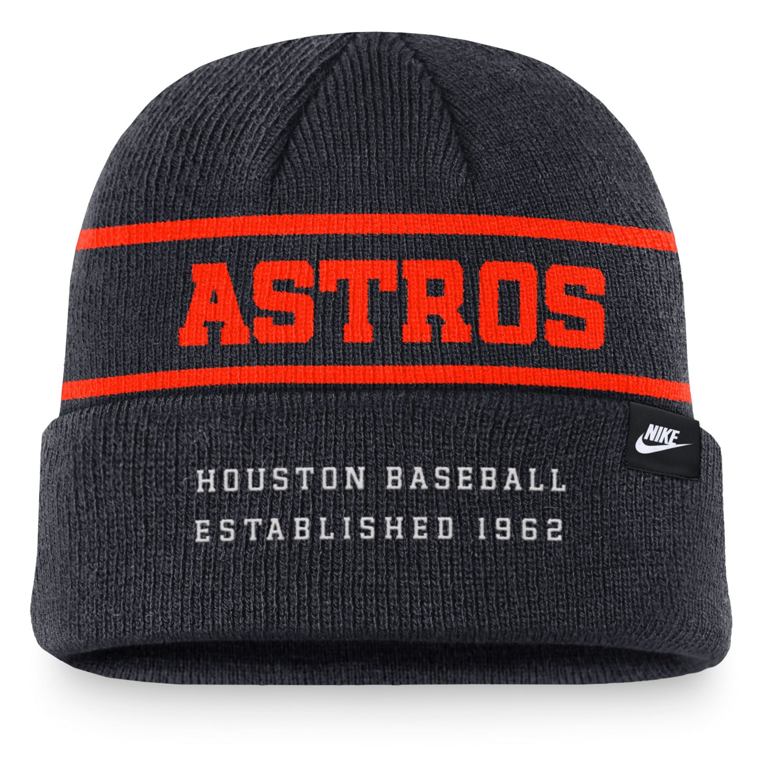 Nike Houston Astros Cooperstown Collection Rewind Terra Cuffed Knit Hat - view number 2