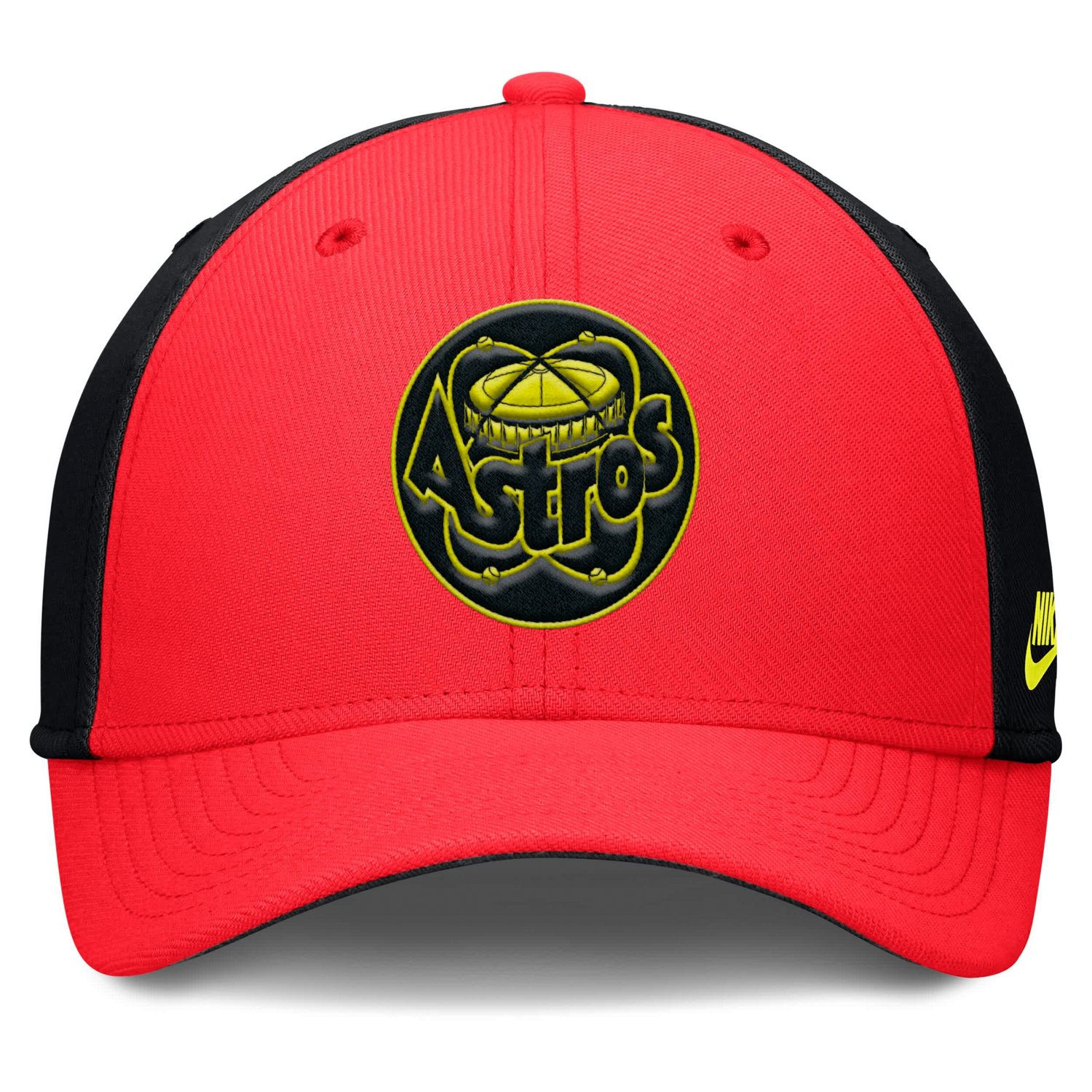 Nike Houston Astros Neon 90s Rise SwooshFlex Hat - view number 2