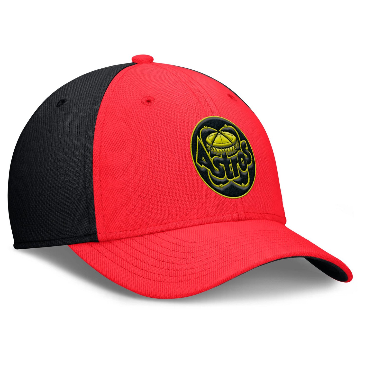 Nike Houston Astros Neon 90s Rise SwooshFlex Hat - view number 3