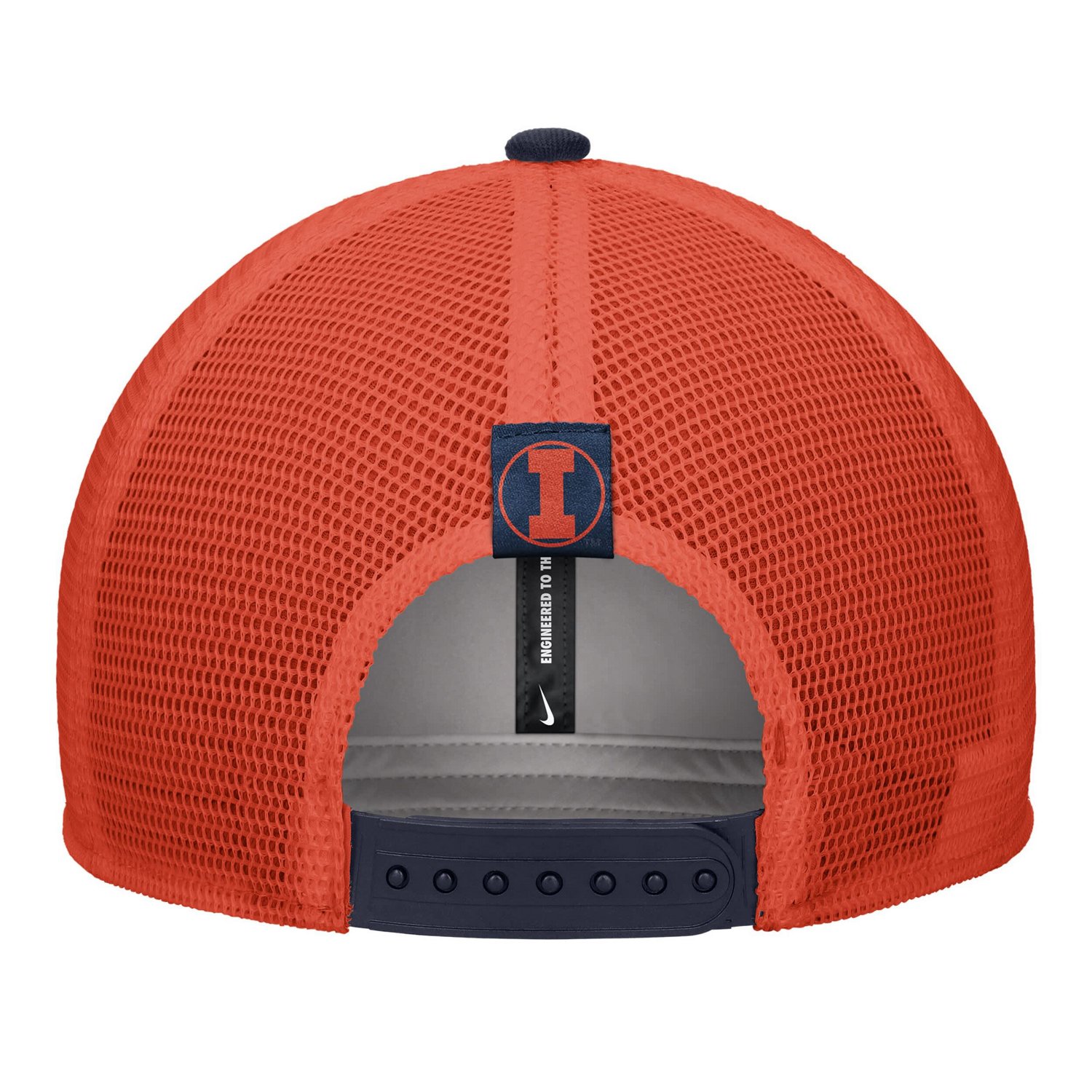 Nike Illinois Fighting Illini Vintage Arch Rise Performance Trucker Adjustable Hat - view number 2