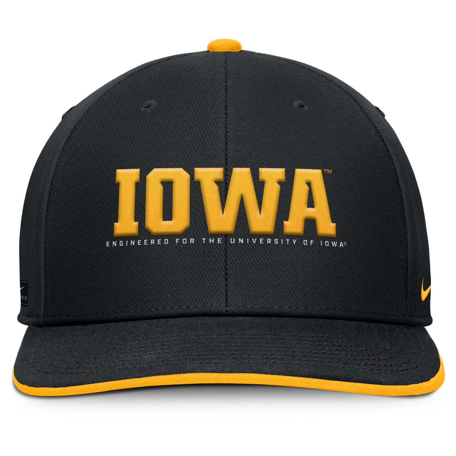 Nike Iowa Hawkeyes 2025 On-Field Pro Performance Adjustable Hat
