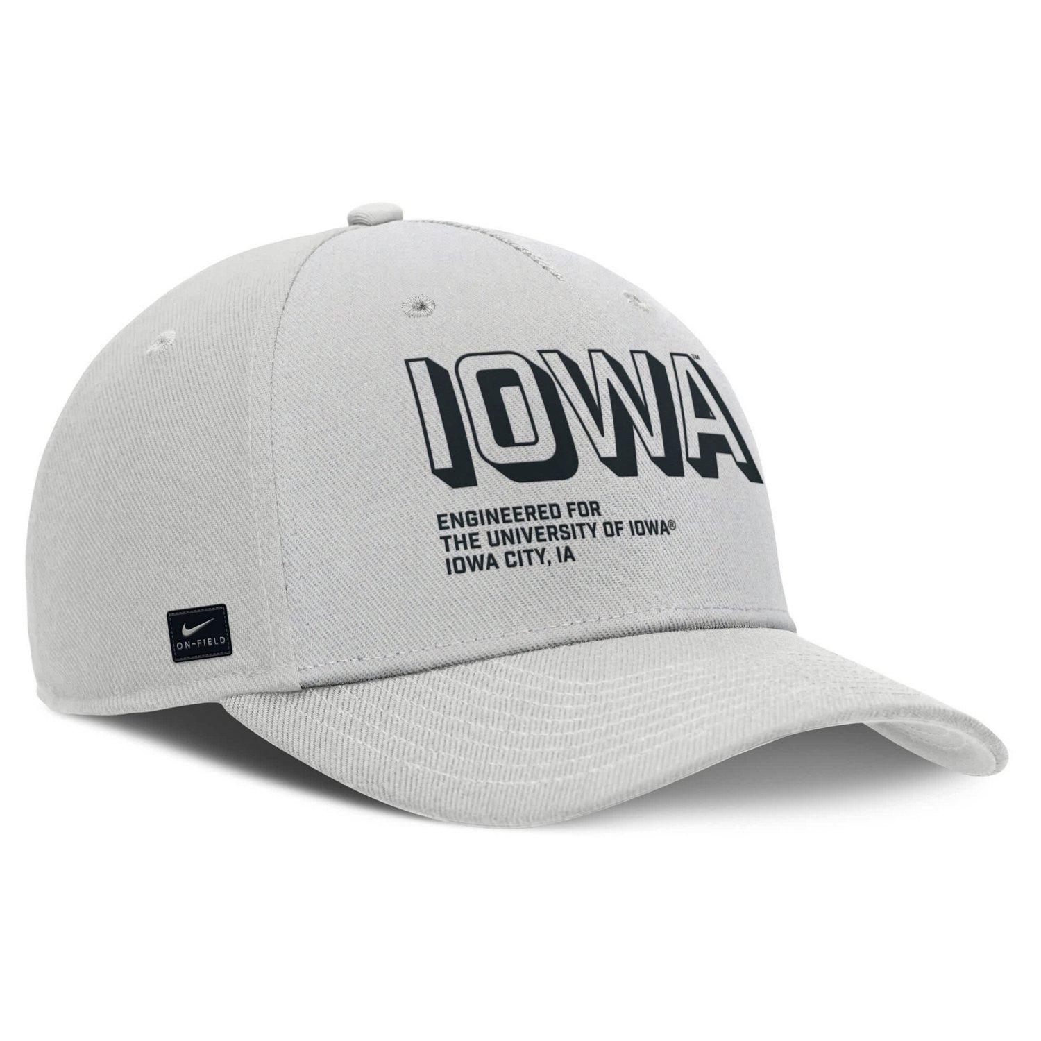 Nike Iowa Hawkeyes 2025 Sideline Dust Pinched Rise Adjustable Hat - view number 3