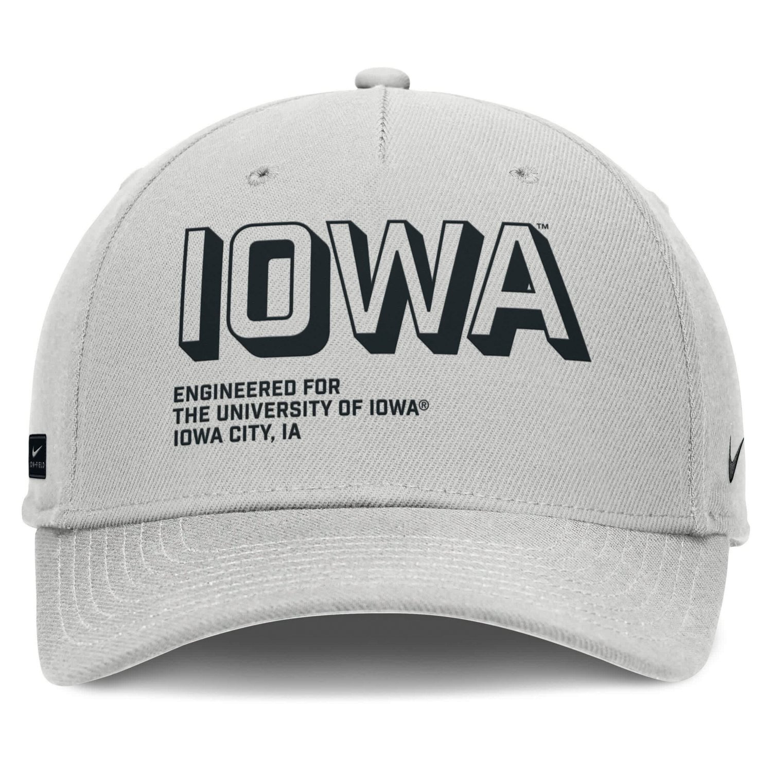 Nike Iowa Hawkeyes 2025 Sideline Dust Pinched Rise Adjustable Hat - view number 2
