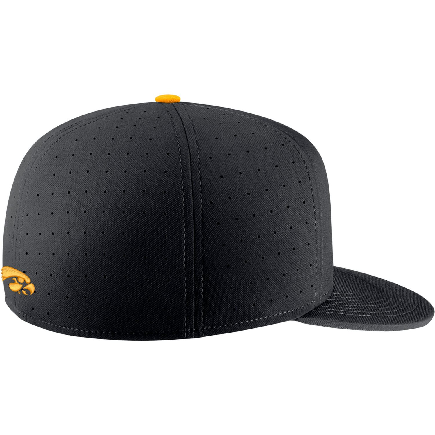 Nike Iowa Hawkeyes Aero True Baseball Performance Fitted Hat - view number 2