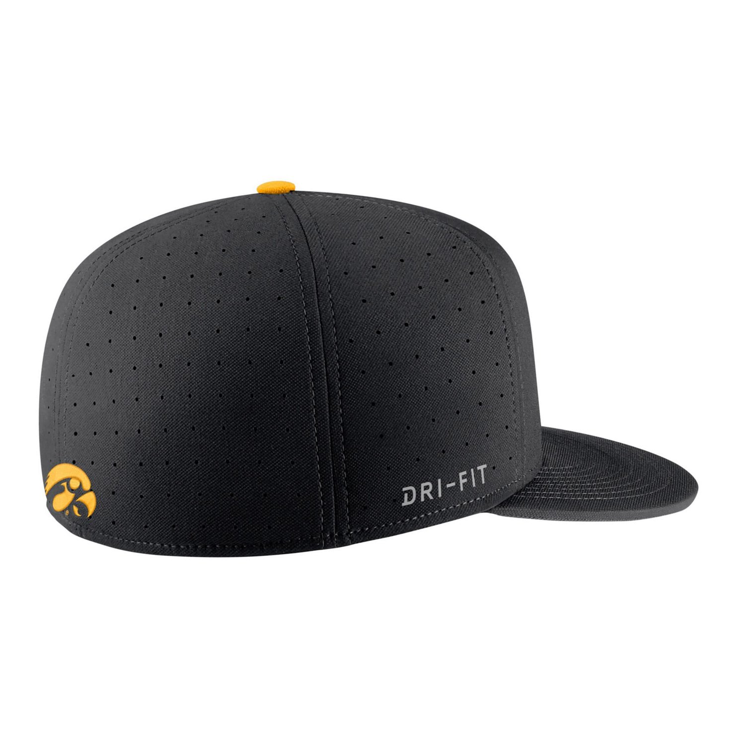 Nike Iowa Hawkeyes Aero True Baseball Performance Fitted Hat - view number 3