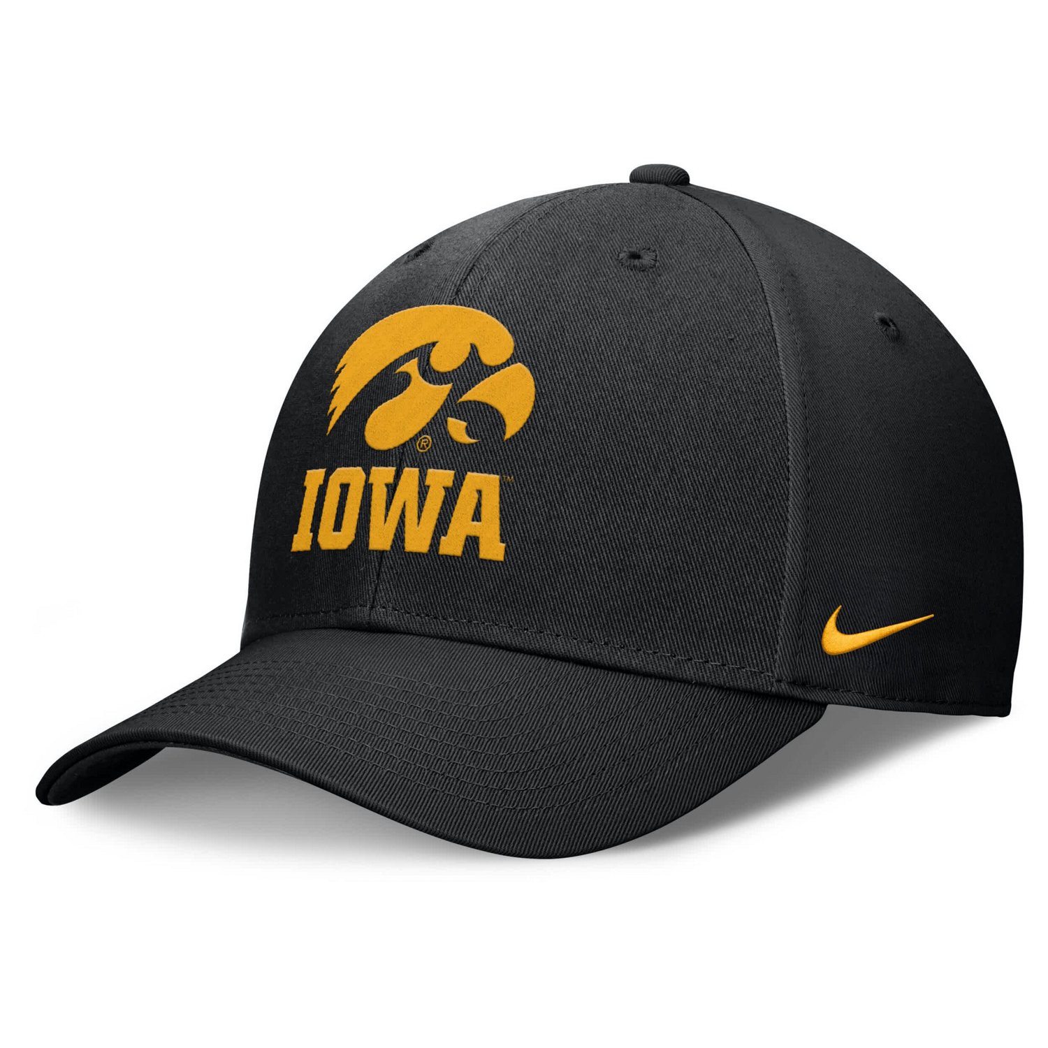 Nike Iowa Hawkeyes Campus Club Adjustable Hat                                                                                    - view number 1