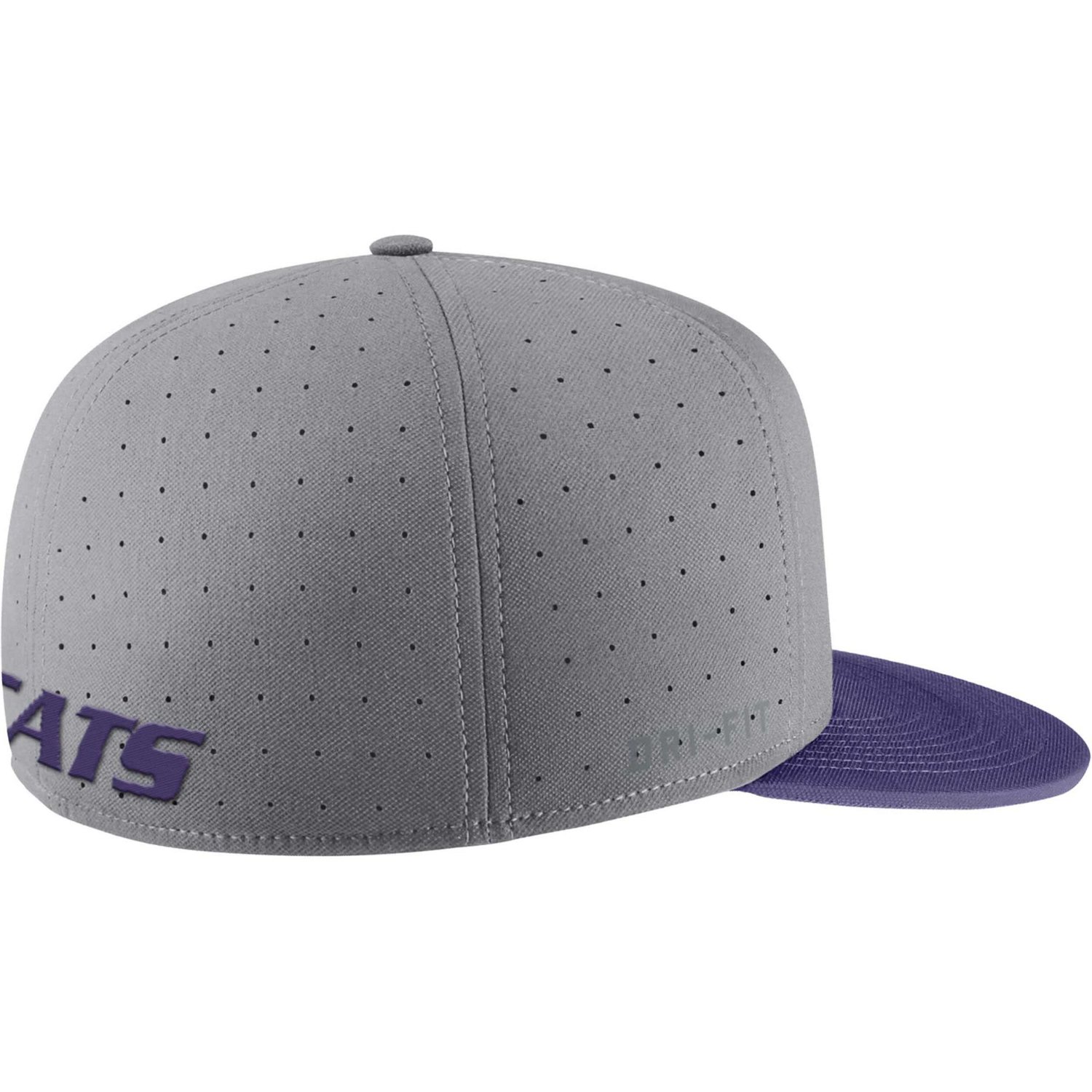 Nike Kansas State Wildcats Aero True Baseball Performance Fitted Hat - view number 2