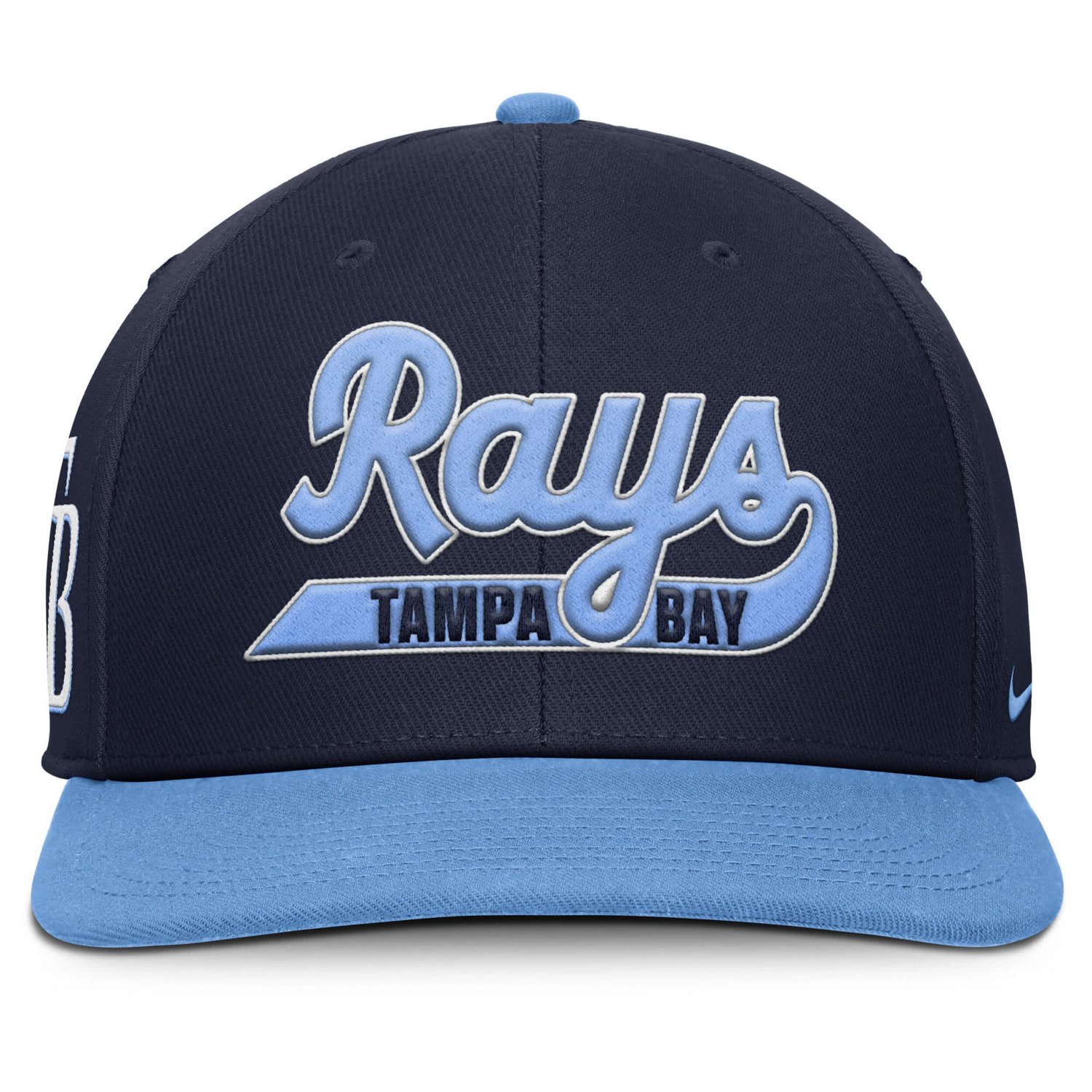 Nike Light Blue Tampa Bay Rays Pro Performance Snapback Hat - view number 2