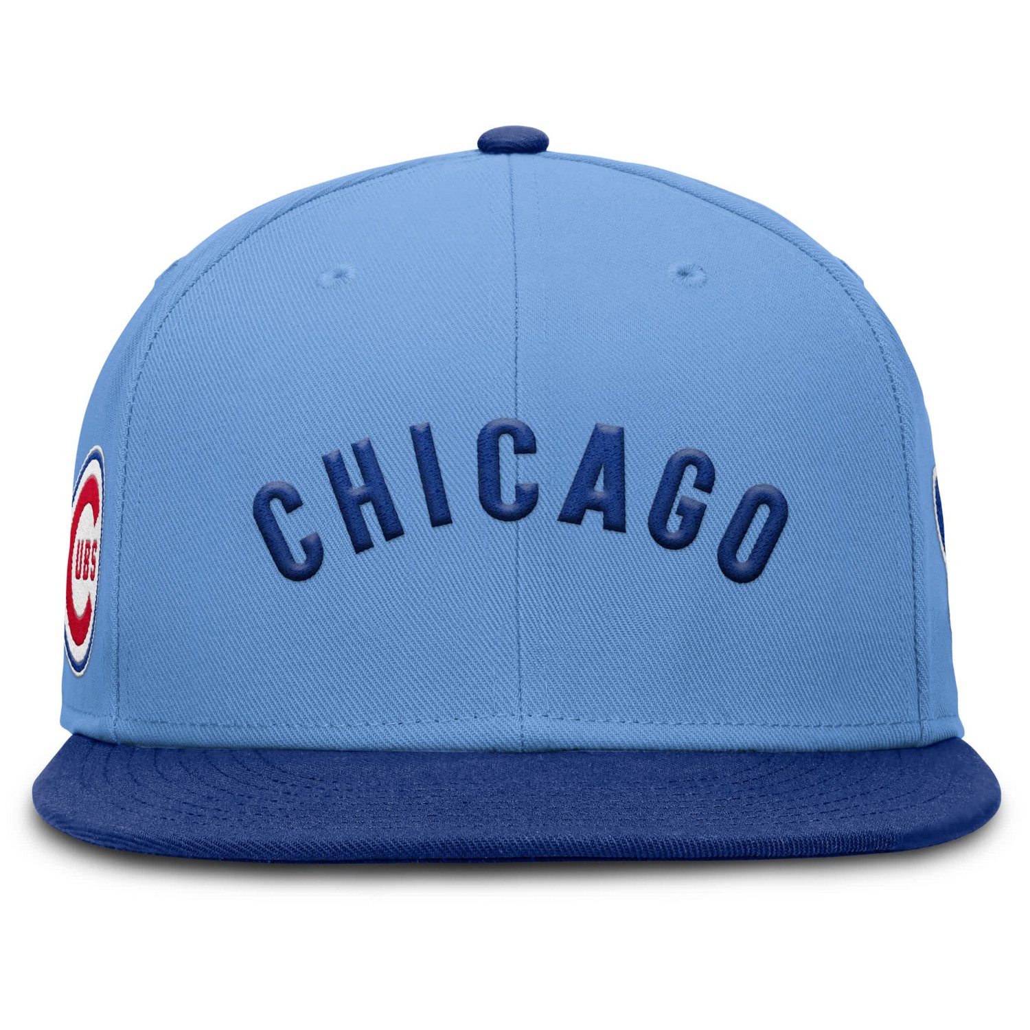 Nike Light Chicago Cubs True Performance Fitted Hat - view number 2