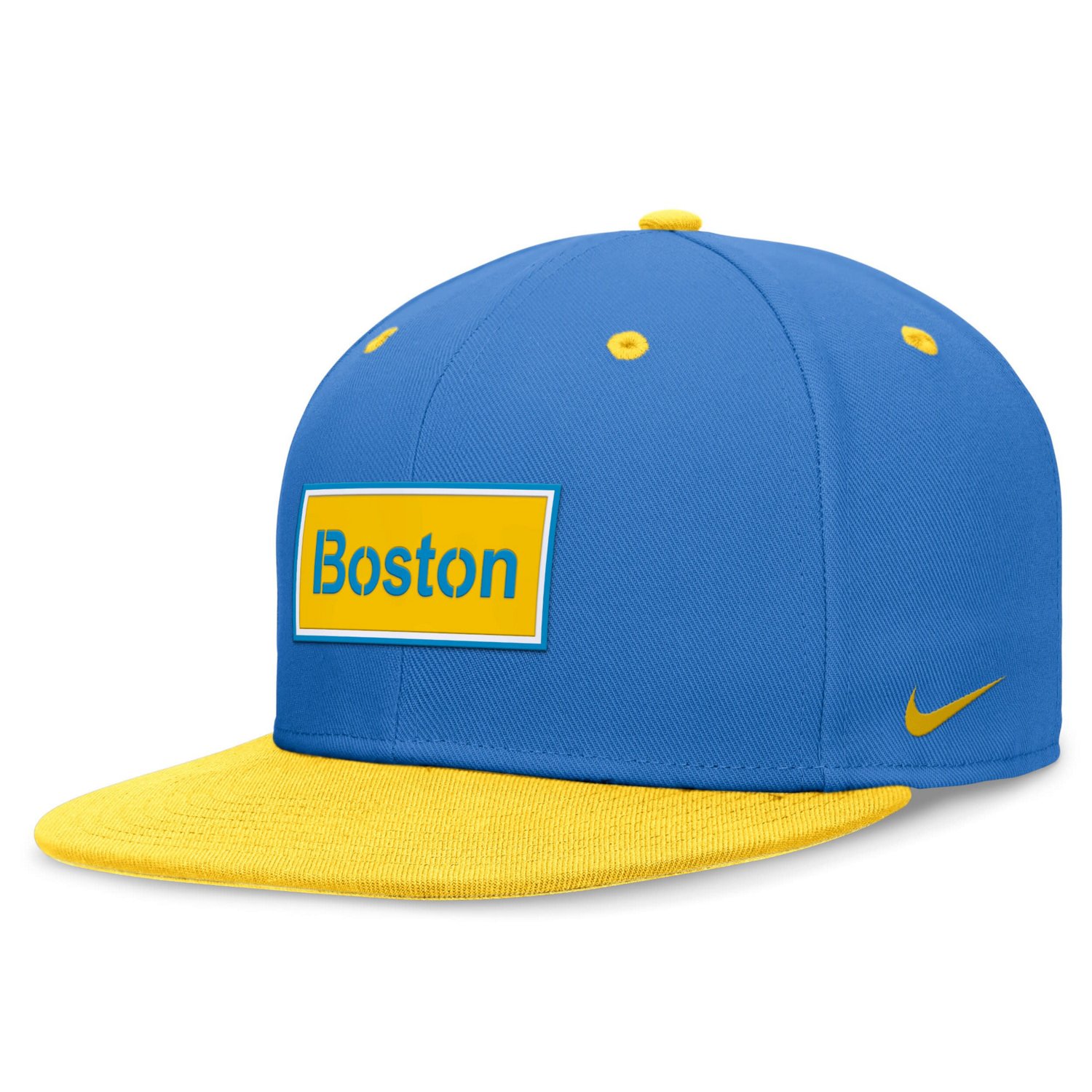 Nike Light Gold Boston Red Sox City Connect True Fitted Hat                                                                      - view number 1