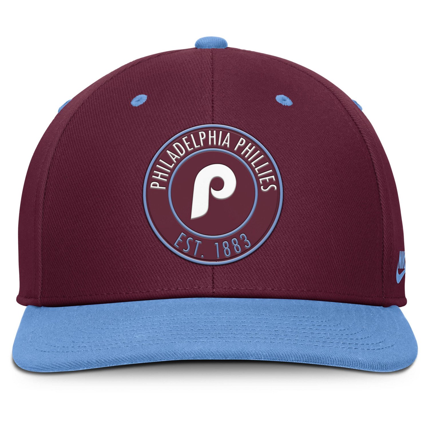 Nike Light Philadelphia Phillies Cooperstown Collection Pro Dri-FIT Snapback Hat - view number 2