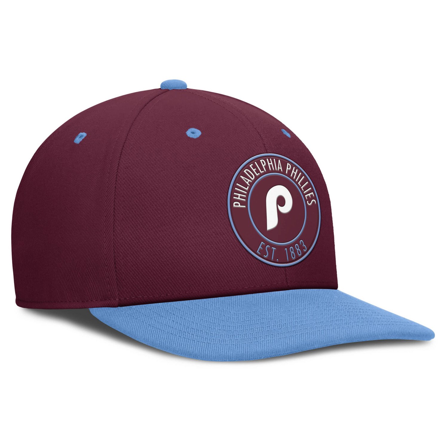 Nike Light Philadelphia Phillies Cooperstown Collection Pro Dri-FIT Snapback Hat - view number 3