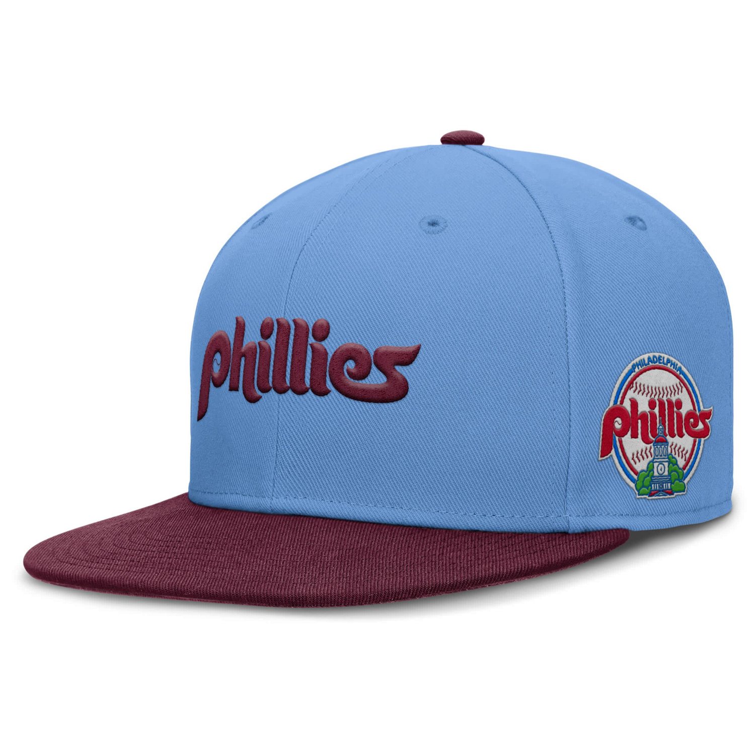 Nike Light Philadelphia Phillies True Performance Fitted Hat - view number 3