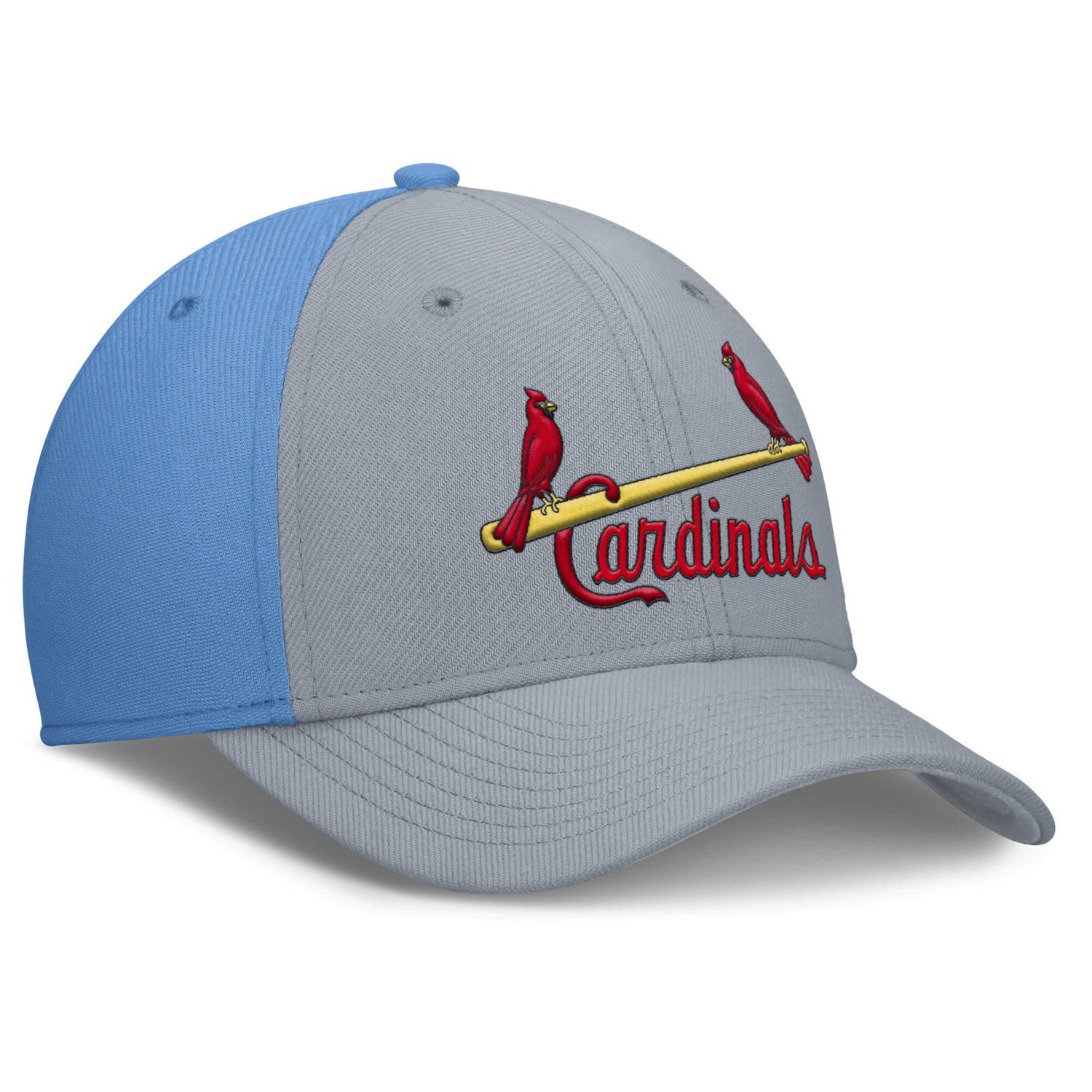 Nike Light St Louis Cardinals Rise Swoosh Performance Flex Hat