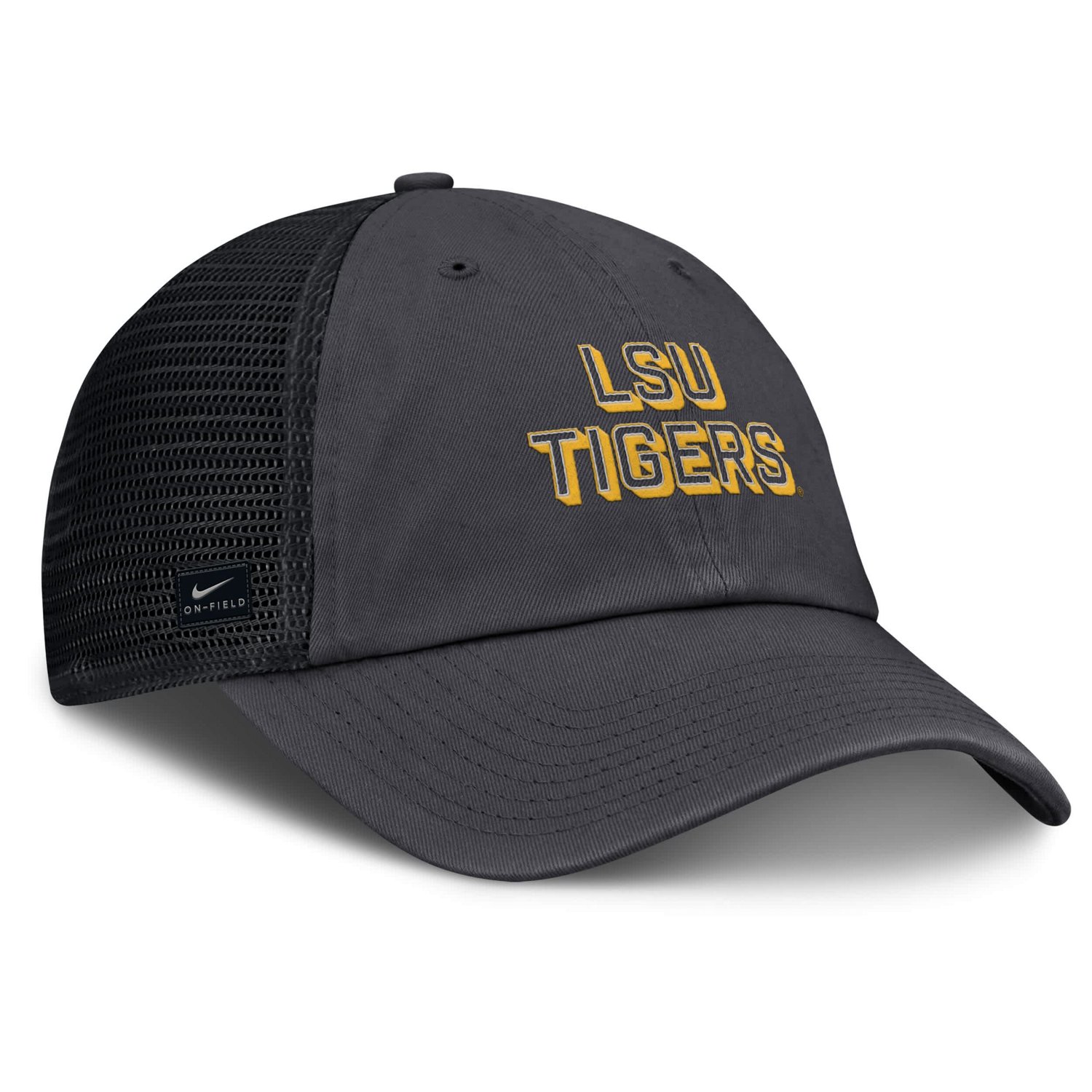 Nike LSU Tigers 2025 Gameday On-Field Club Adjustable Trucker Hat