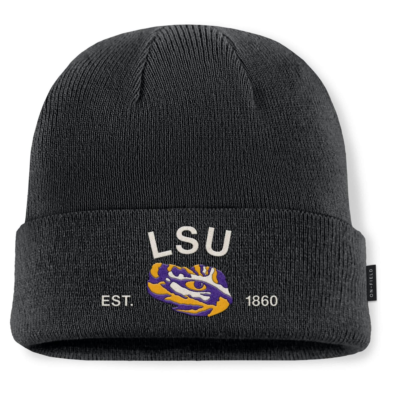 Nike LSU Tigers 2025 Military Appreciation Cuffed Knit Hat - view number 1