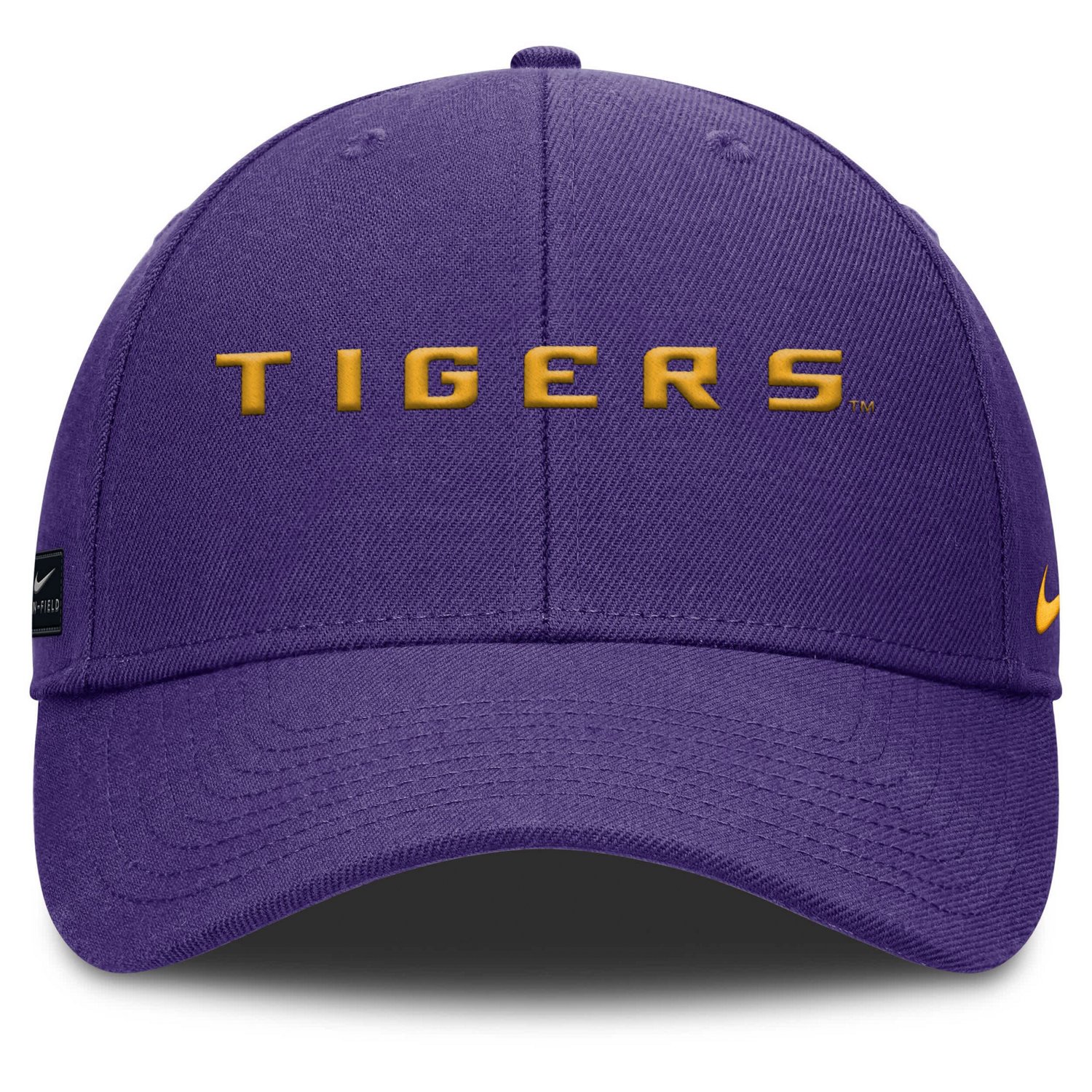 Nike LSU Tigers 2025 On-Field Rise Performance Adjustable Hat