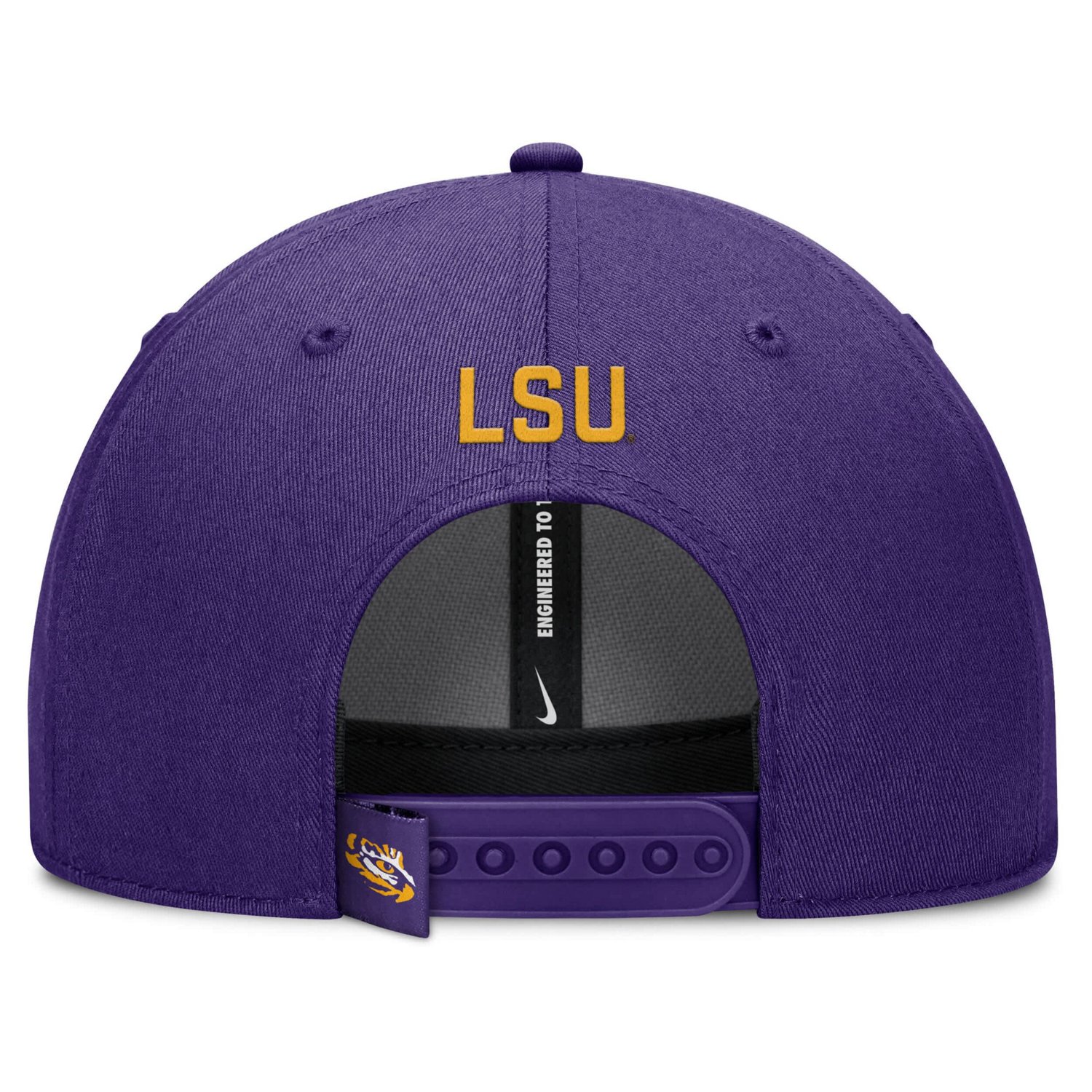 Nike LSU Tigers 2025 On-Field Rise Performance Adjustable Hat