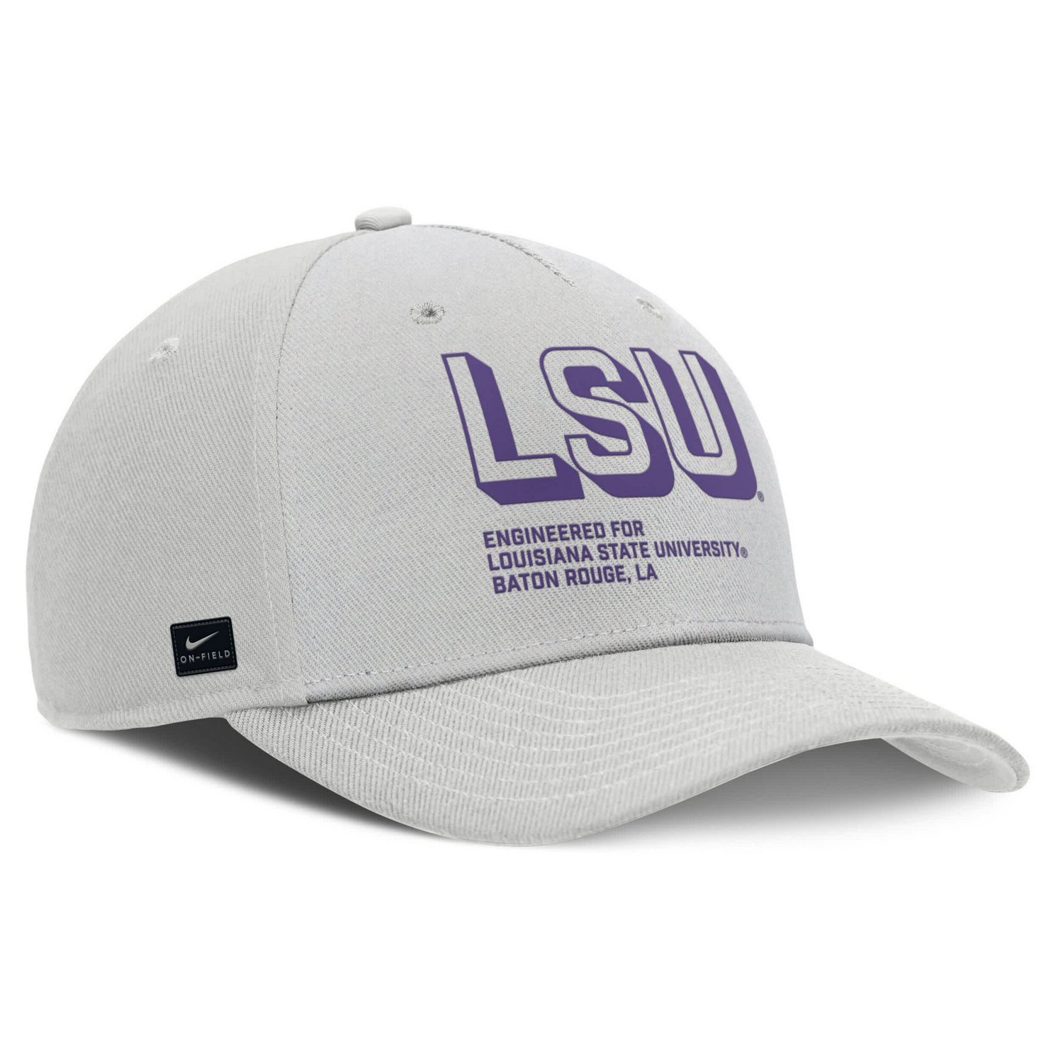 Nike LSU Tigers 2025 Sideline Dust Pinched Rise Adjustable Hat - view number 3