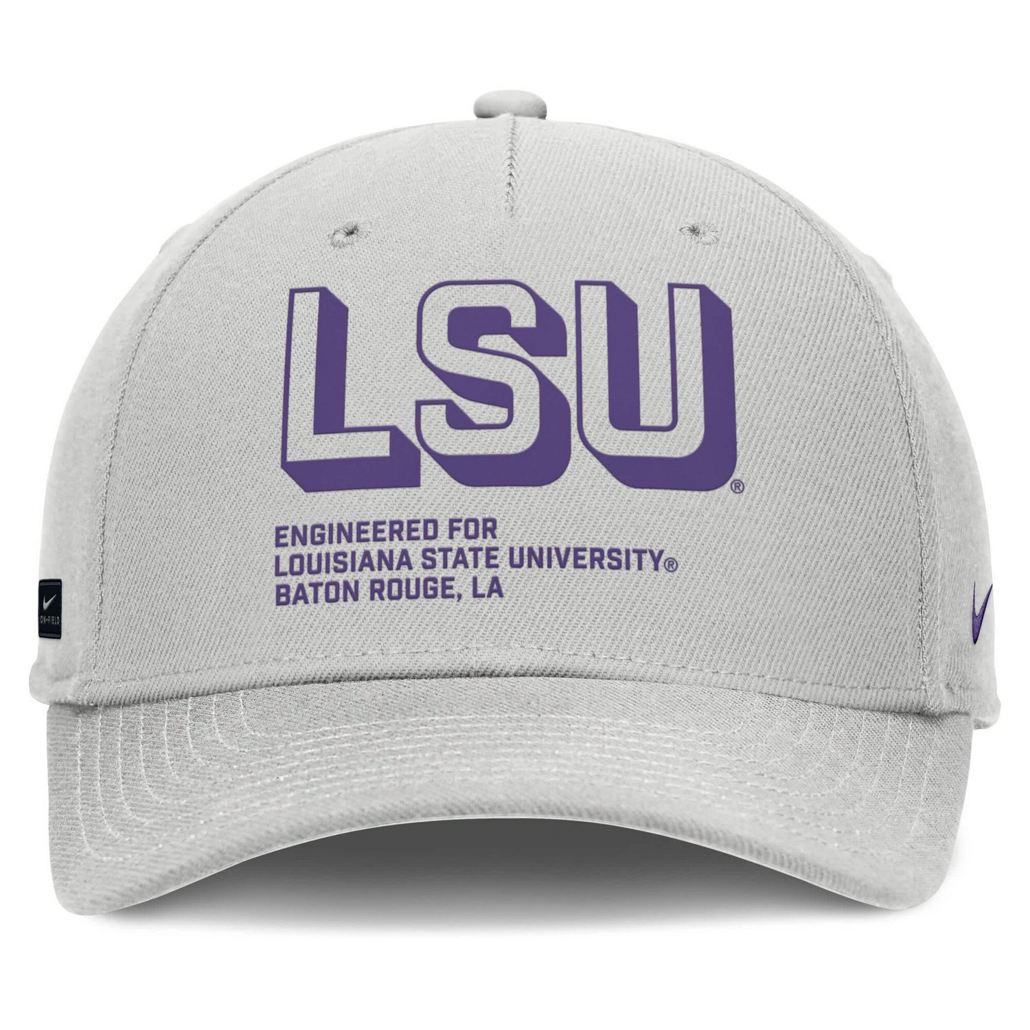 Nike LSU Tigers 2025 Sideline Dust Pinched Rise Adjustable Hat