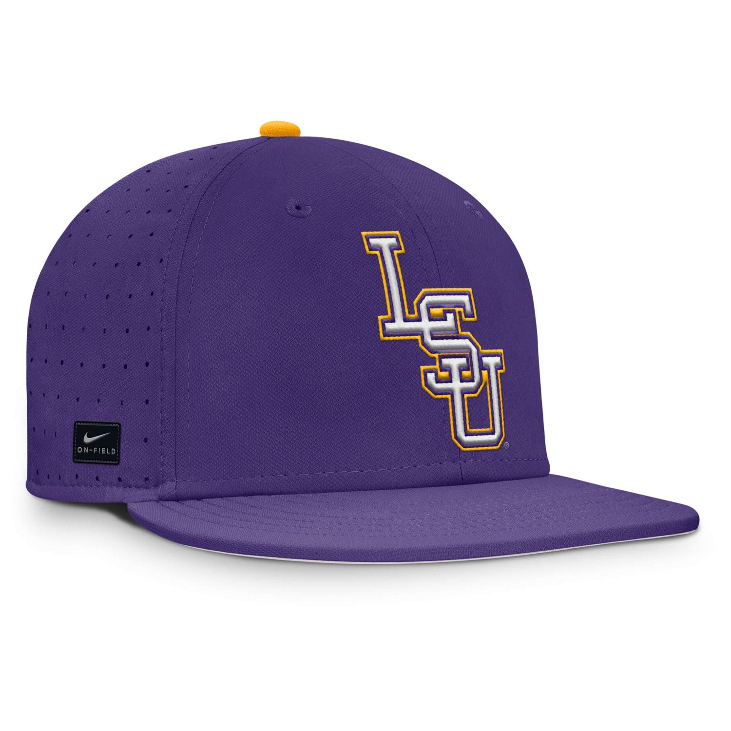 Nike LSU Tigers On-Field Dugout True Performance Fitted Hat
