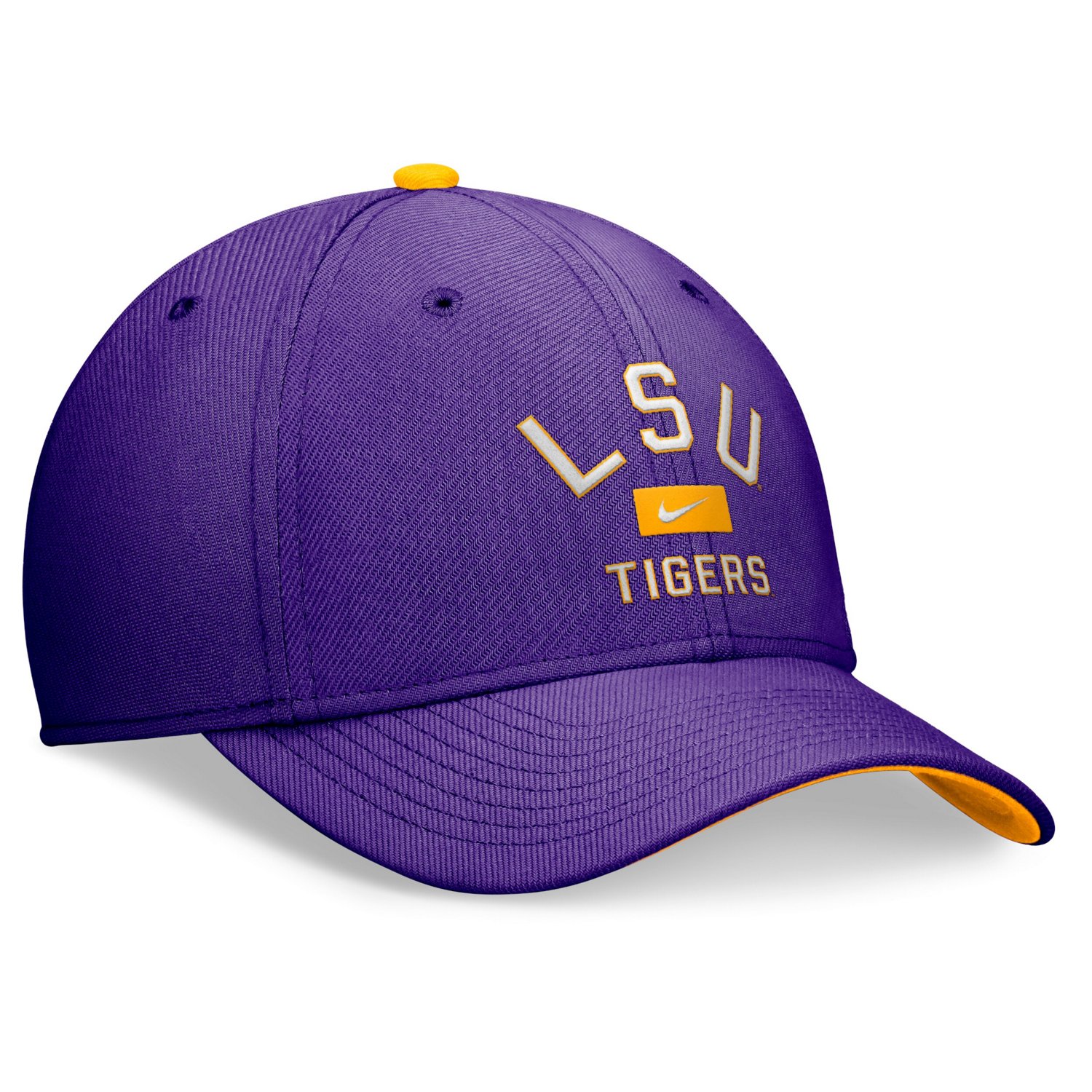 Nike LSU Tigers Primetime Rise Swoosh Flex Hat - view number 3