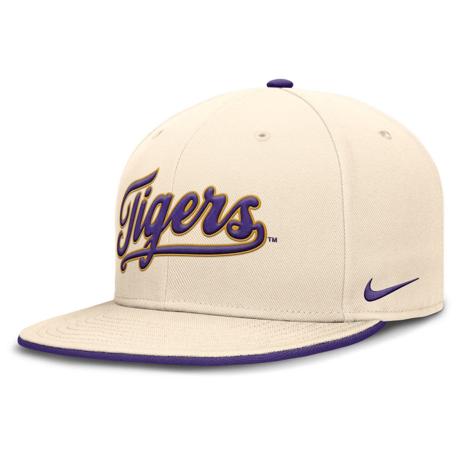 Nike LSU Tigers Primetime True Performance Fitted Hat - view number 3