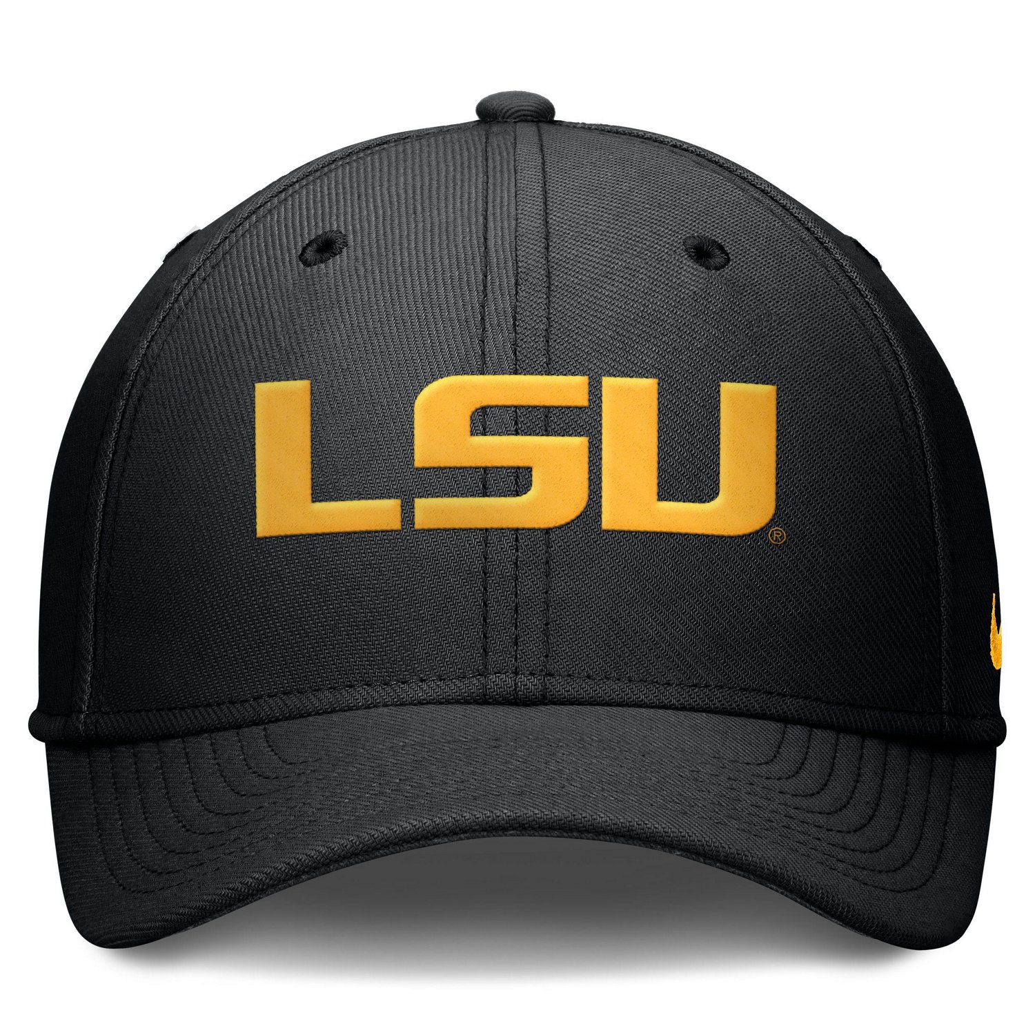 Nike LSU Tigers Rise SwooshFlex Dri-FIT Hat - view number 2