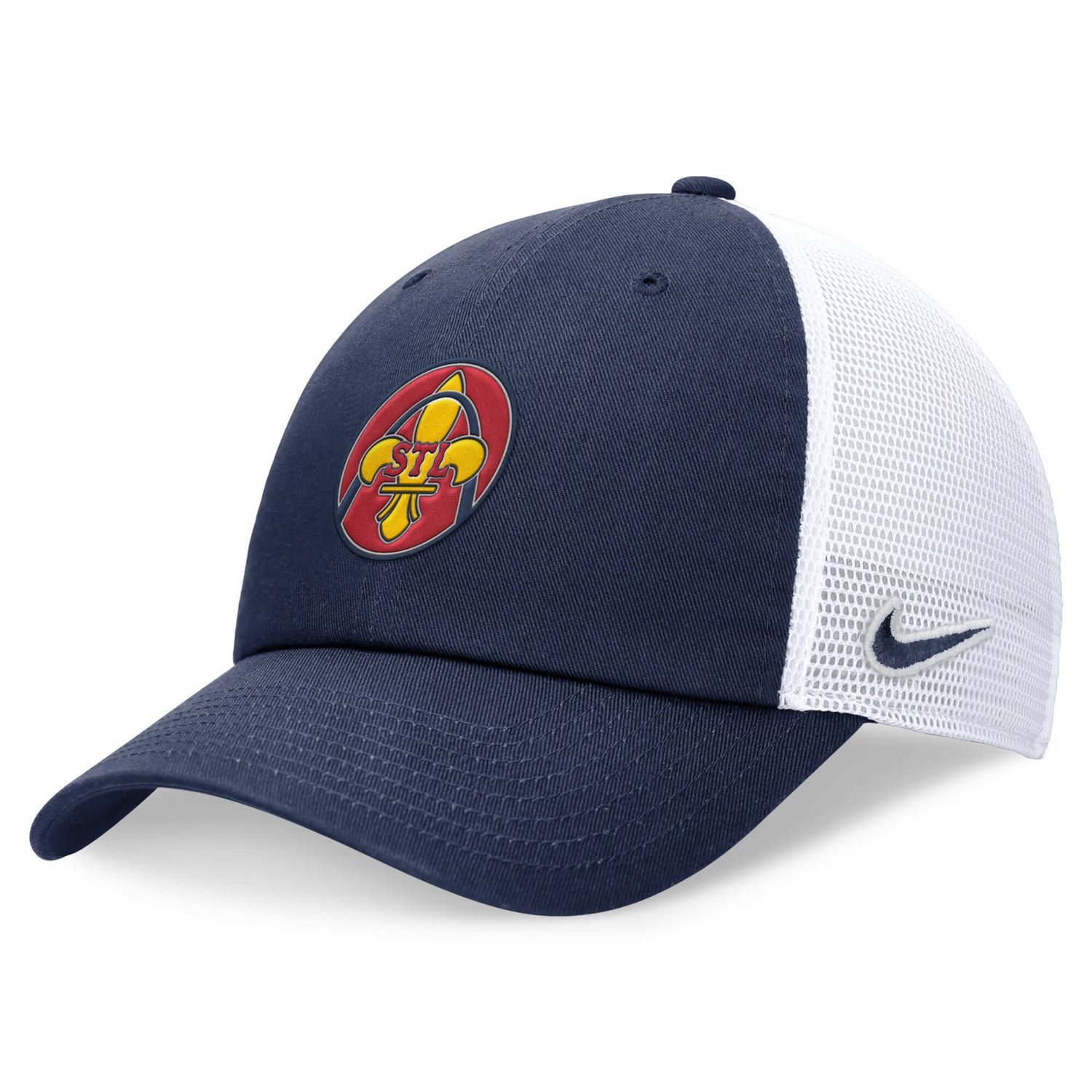 Men's Nike Blue St Louis Cardinals 2024 City Connect Club Trucker Adjustable Hat - view number 1