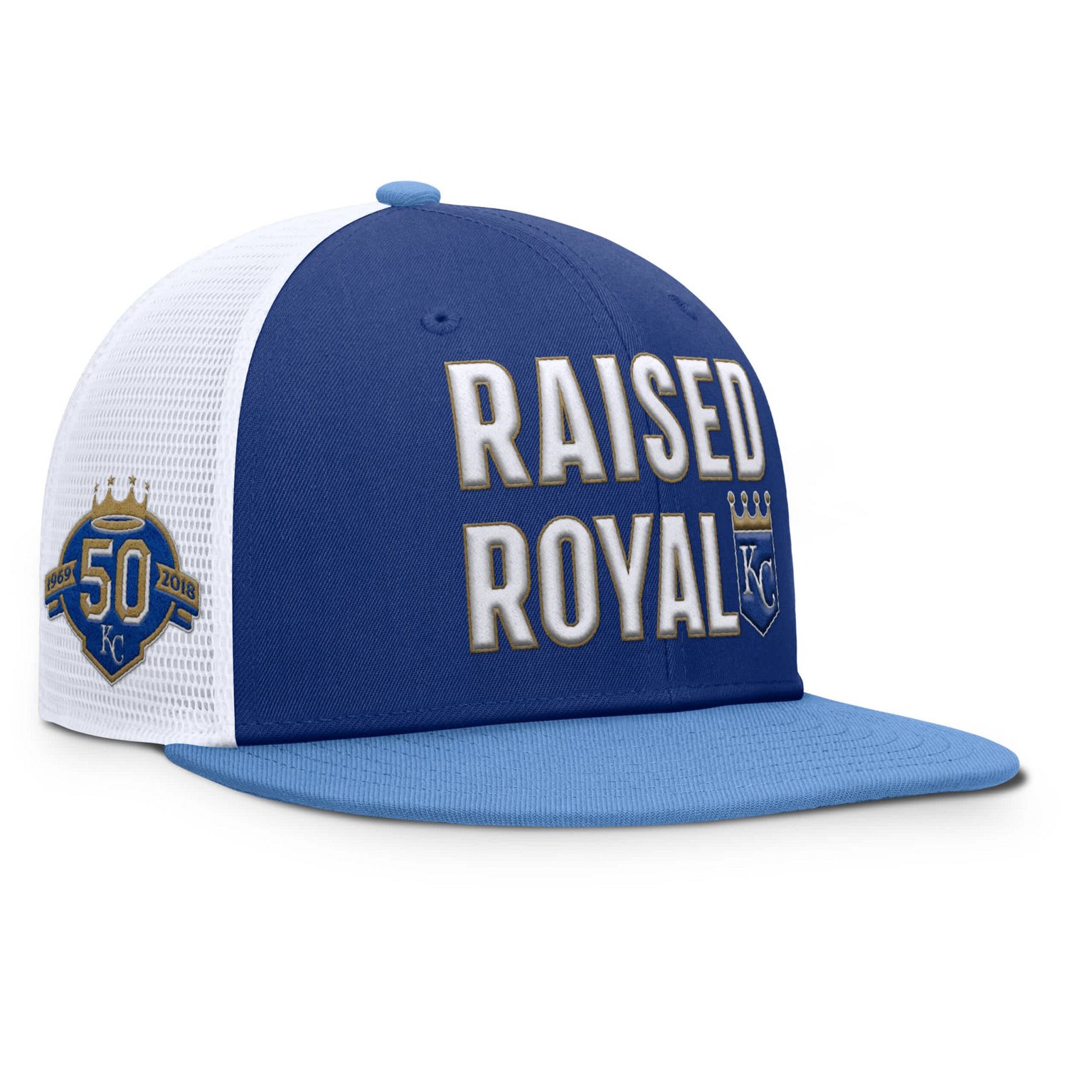 Nike Men's Royals Primetime Pro Structured Square Bill Trucker Cap