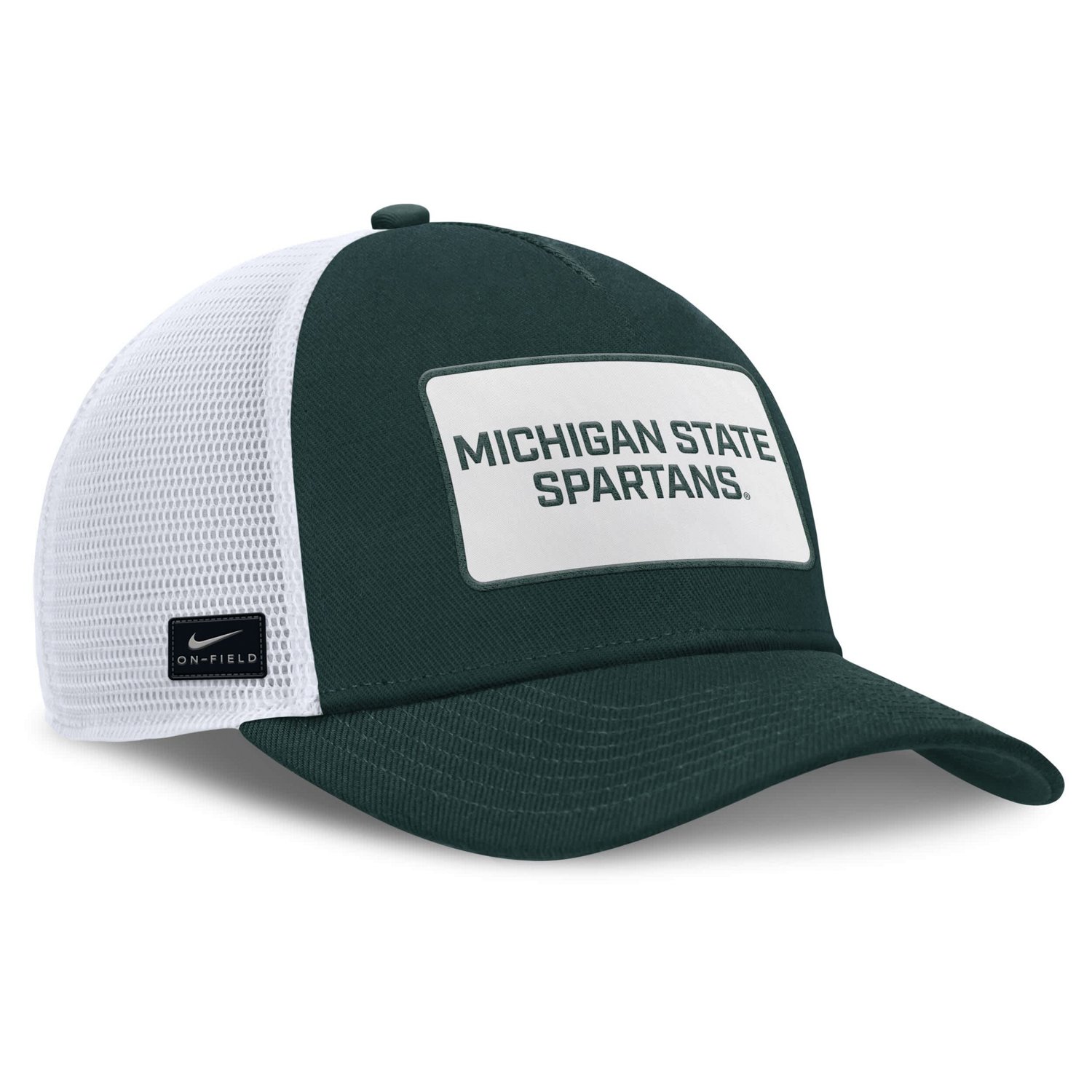 Nike Michigan State Spartans 2025 On-Field Rise Patch Trucker Adjustable Hat - view number 3