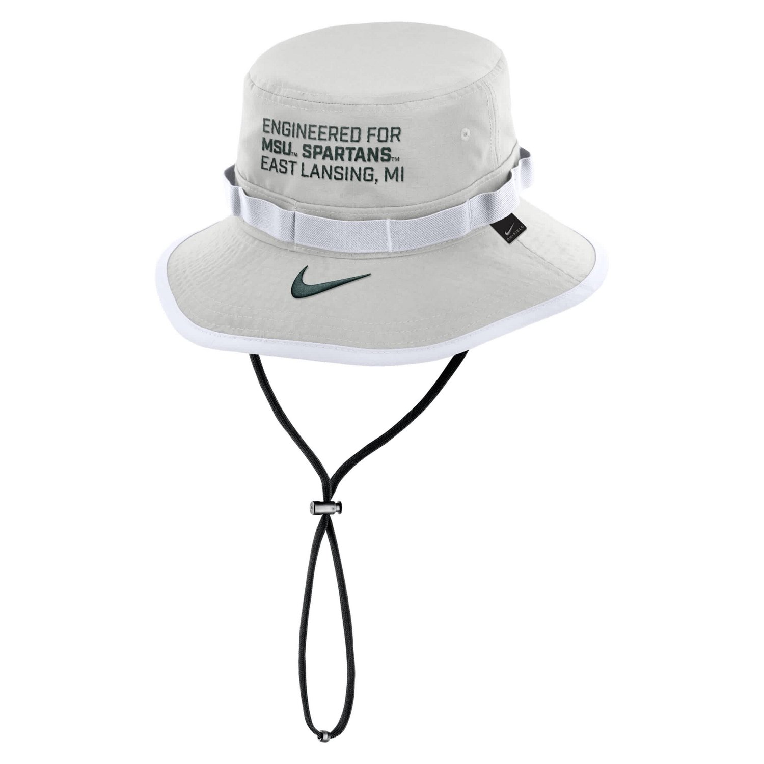 Nike Michigan State Spartans 2025 Sideline Apex Boonie Performance Bucket Hat - view number 2