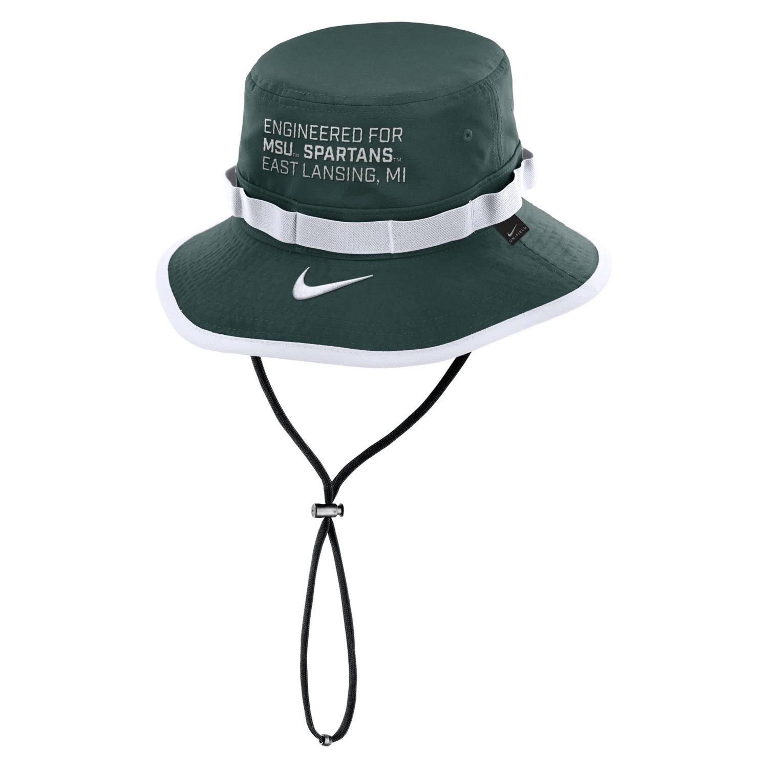 Nike Michigan State Spartans 2025 Sideline Apex Boonie Performance Bucket Hat - view number 2