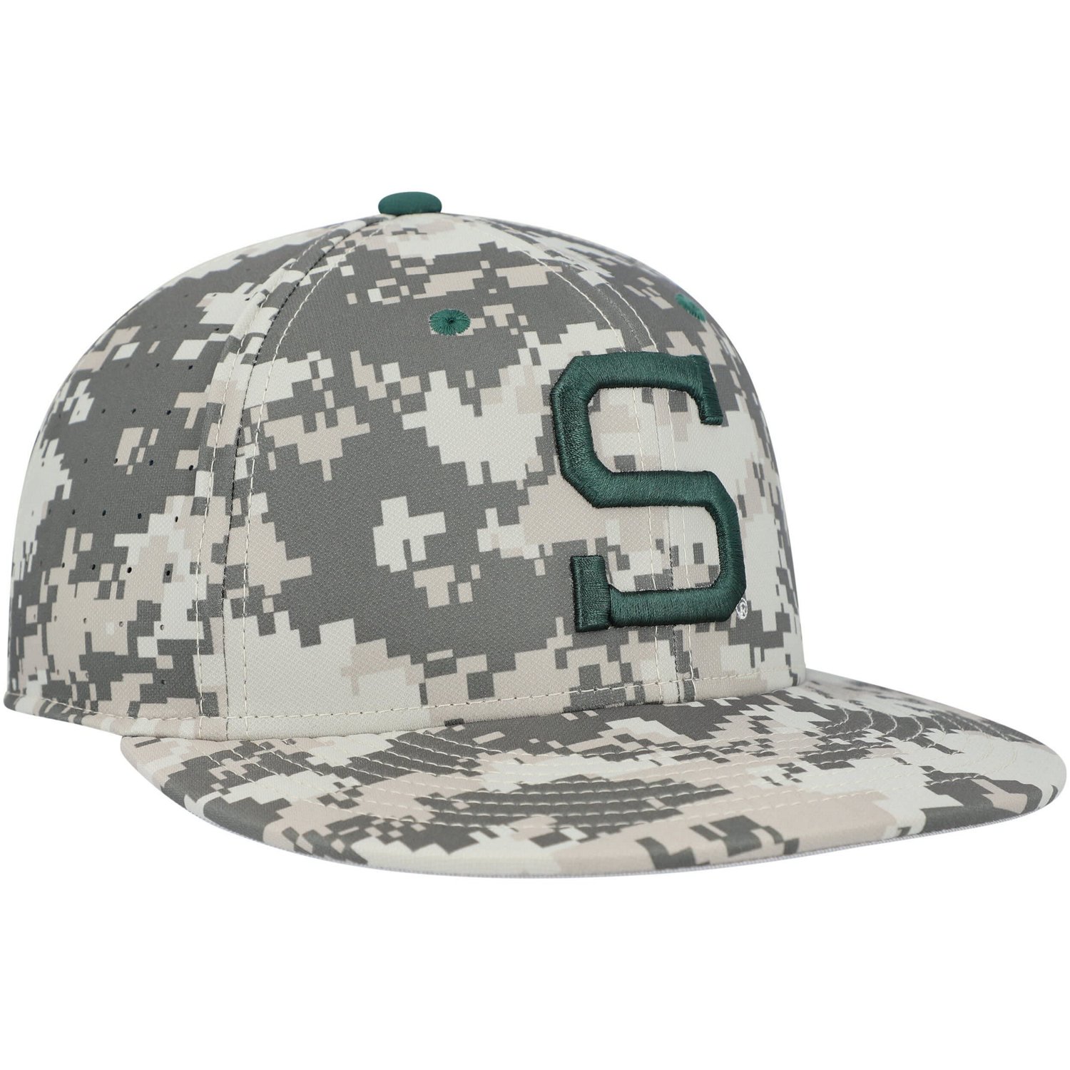 Nike Michigan State Spartans Aero True Baseball Performance Fitted Hat - view number 3
