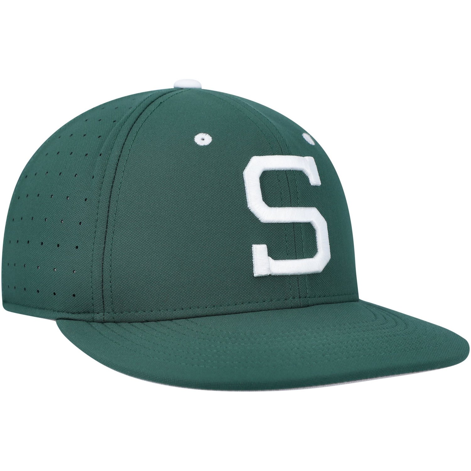Nike Michigan State Spartans Aero True Baseball Performance Fitted Hat - view number 3