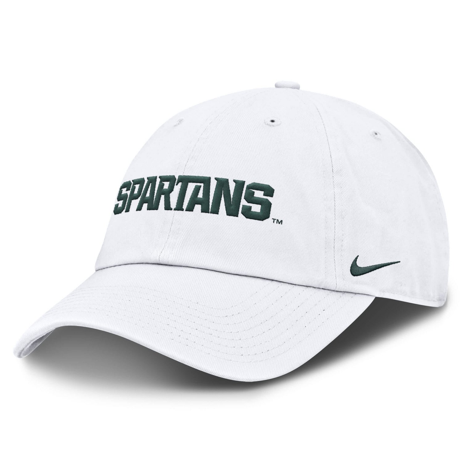 Nike Michigan State Spartans Core Club Mascot Wordmark Adjustable Hat