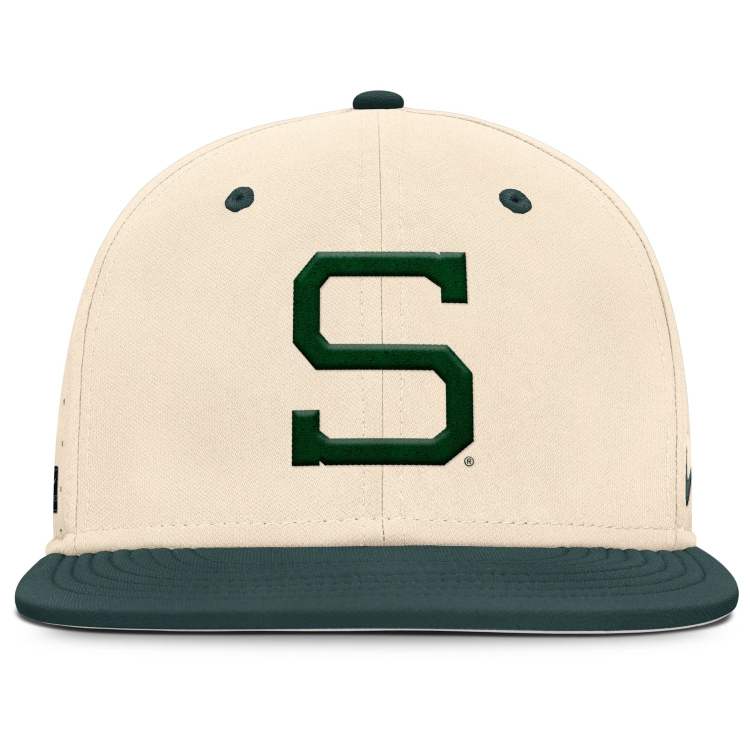 Nike Michigan State Spartans On-Field Dugout True Performance Fitted Hat - view number 2