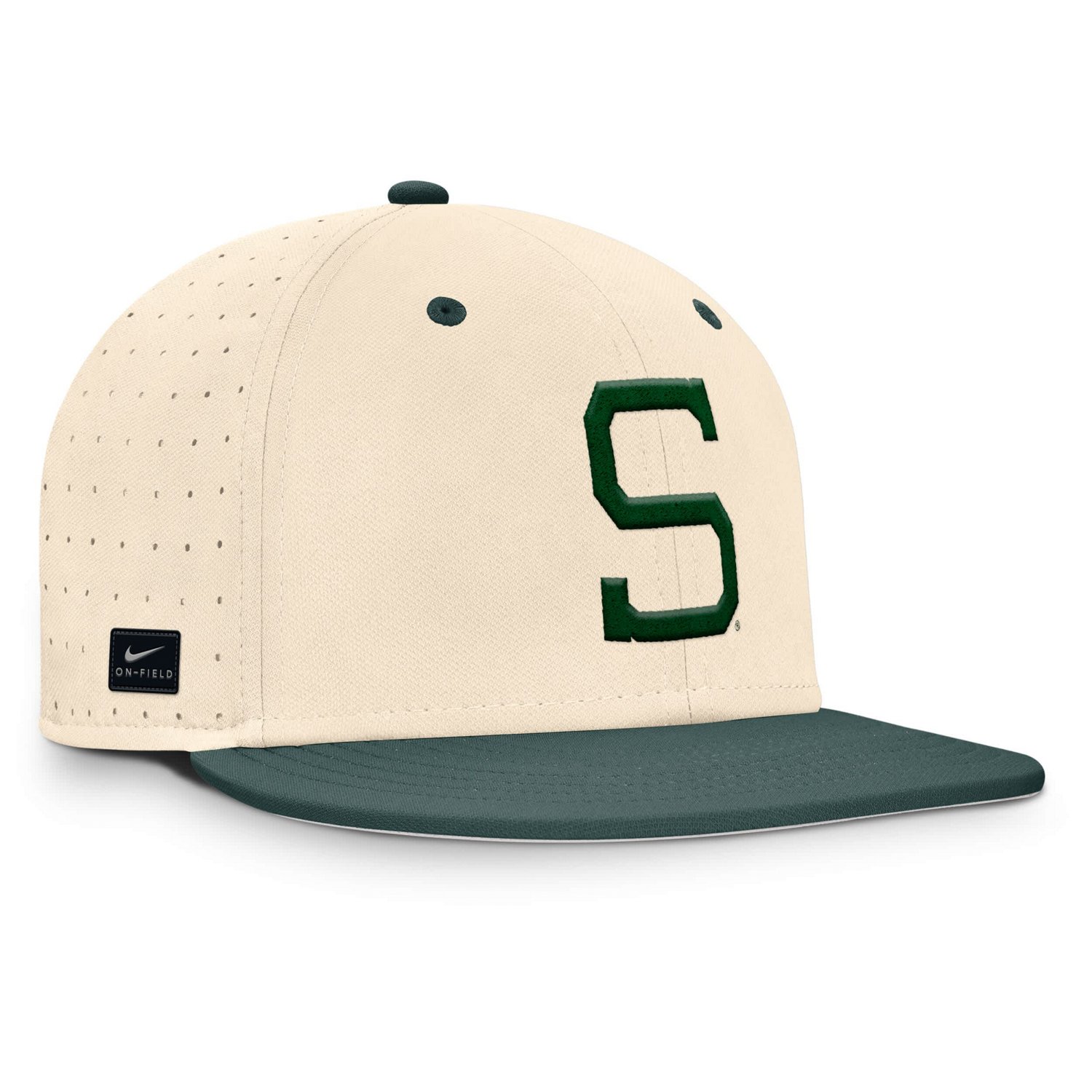Nike Michigan State Spartans On-Field Dugout True Performance Fitted Hat - view number 3