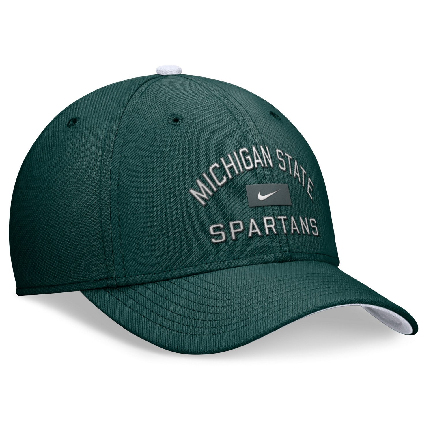 Nike Michigan State Spartans Primetime Rise Swoosh Flex Hat - view number 3