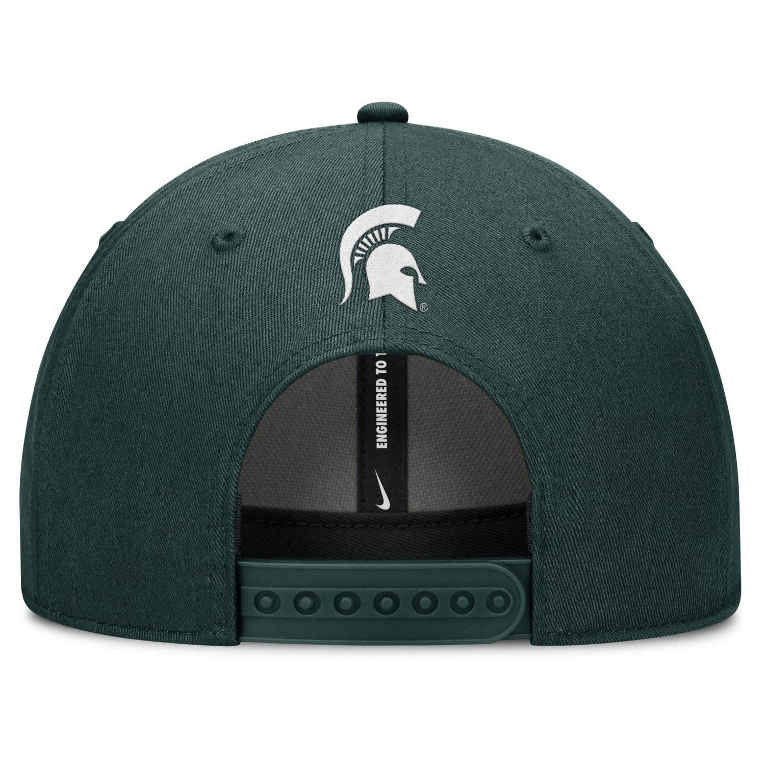 Nike Michigan State Spartans Slanted Primetime Rise Performance Adjustable Hat - view number 4