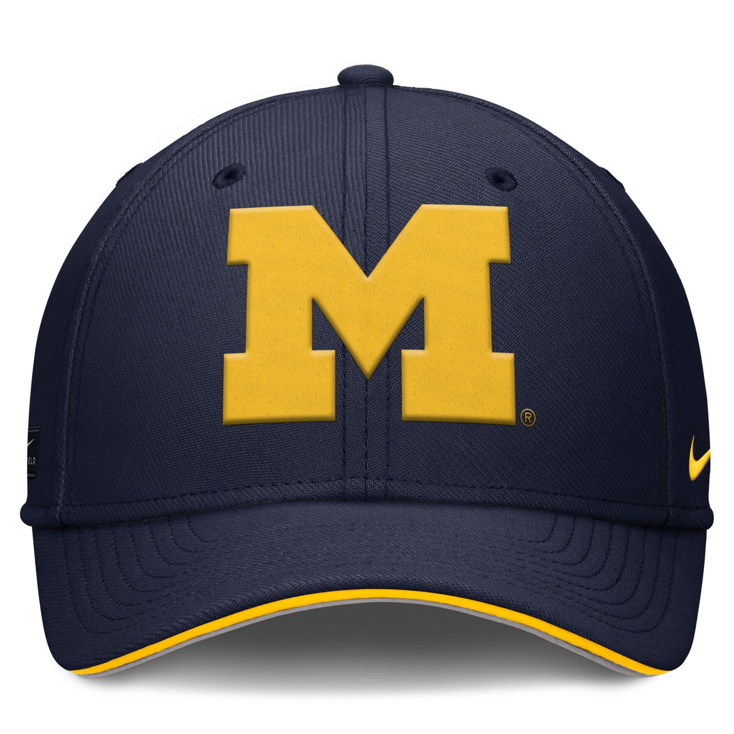 Nike Michigan Wolverines 2025 Dugout Coaches Rise Swoosh Performance Flex Hat                                                    - view number 2